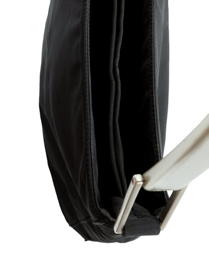 PRADA METAL HANDLE NYLON BAG