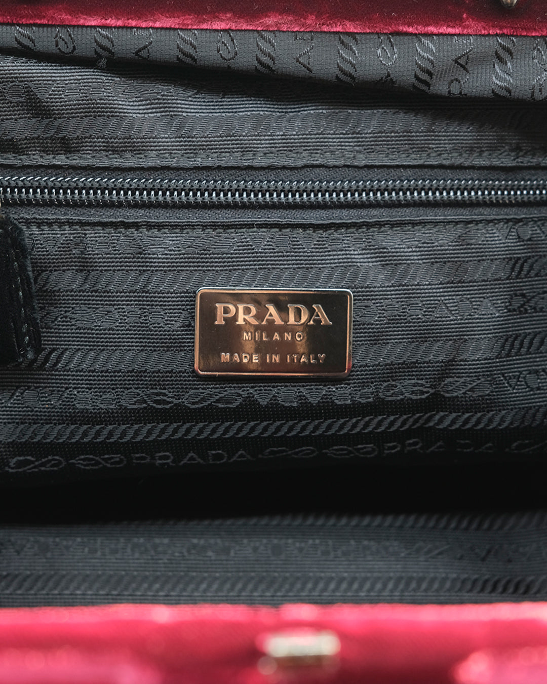 PRADA VELVET HANDBAG
