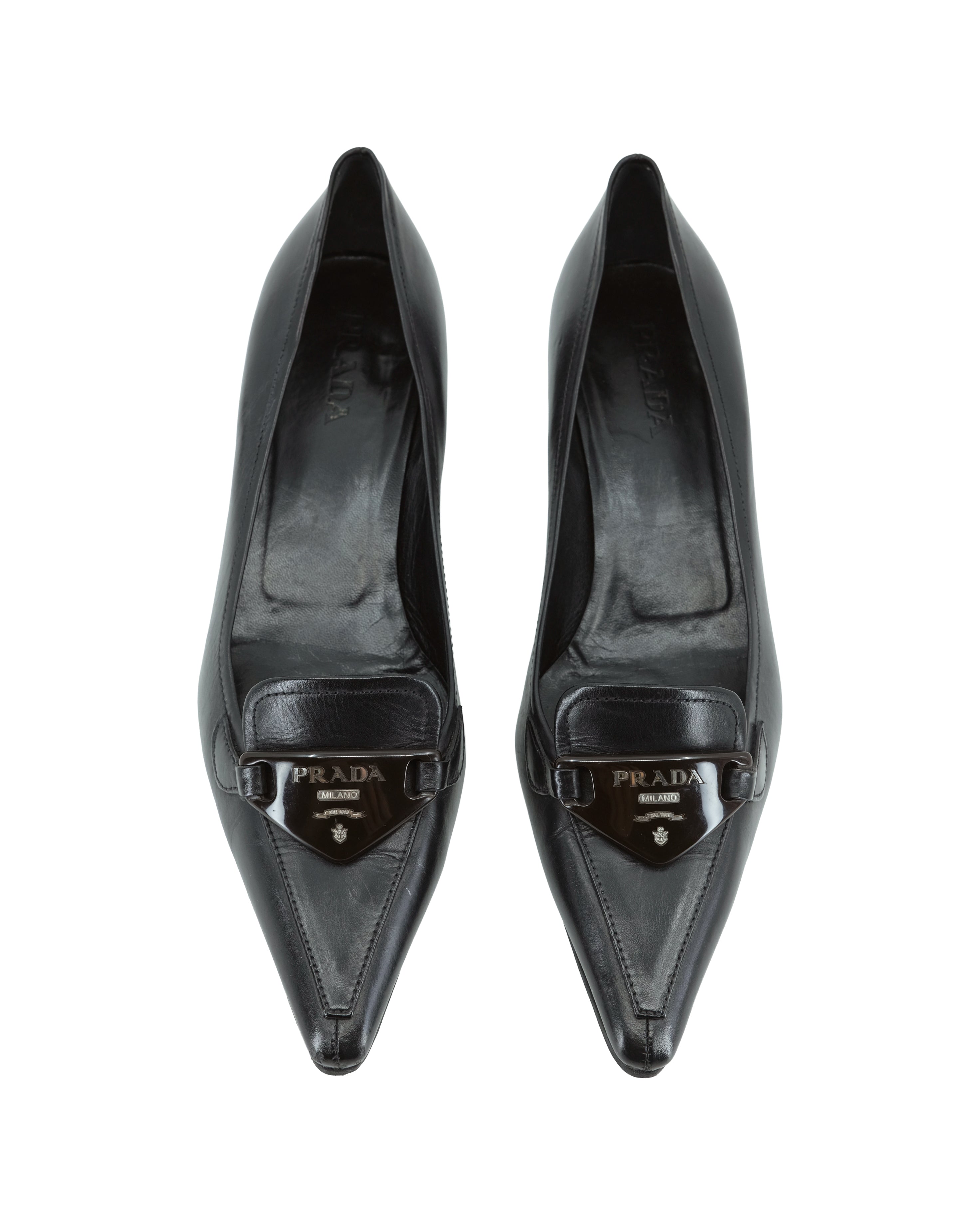 PRADA KITTEN HEELS (37)