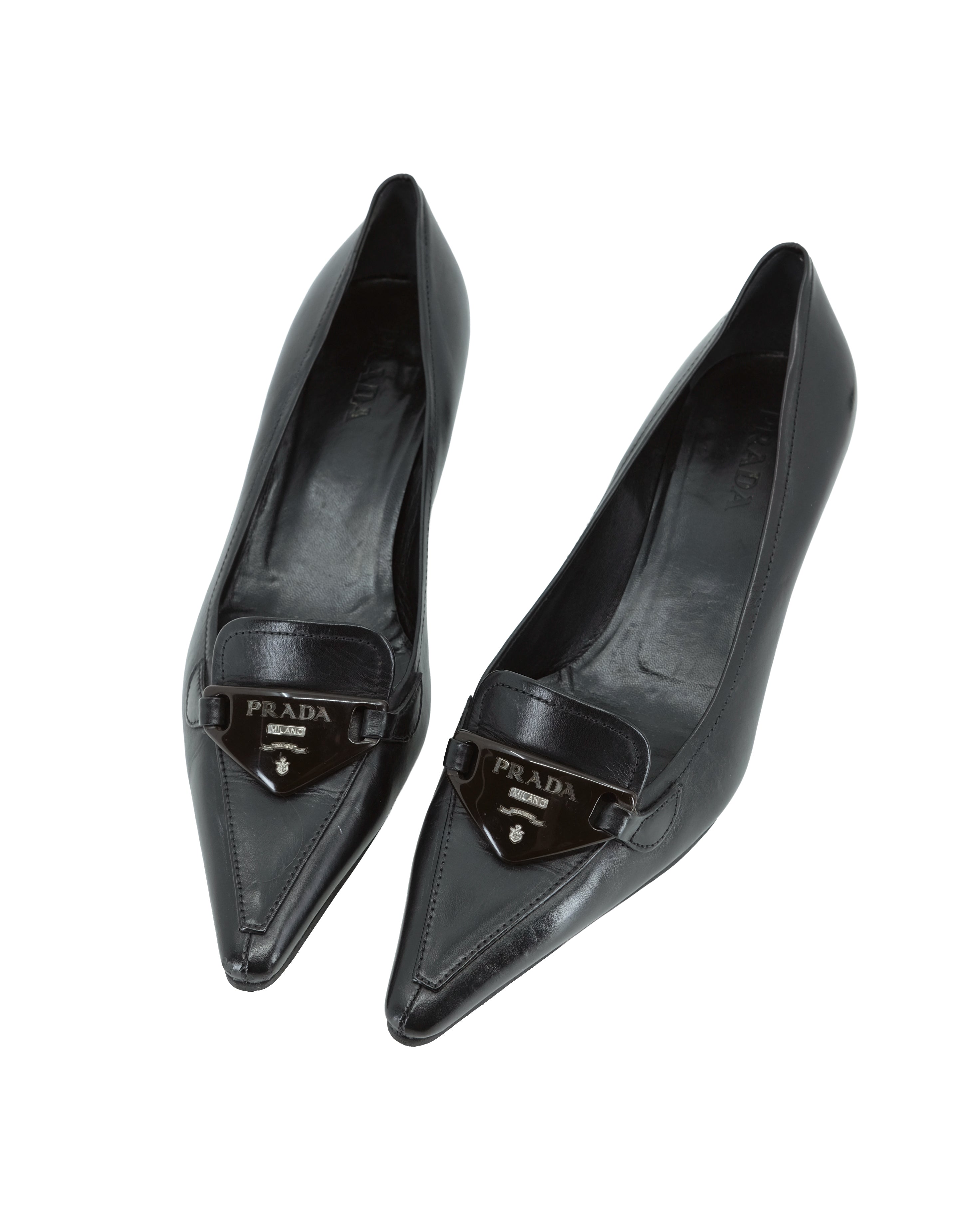 PRADA KITTEN HEELS (37)