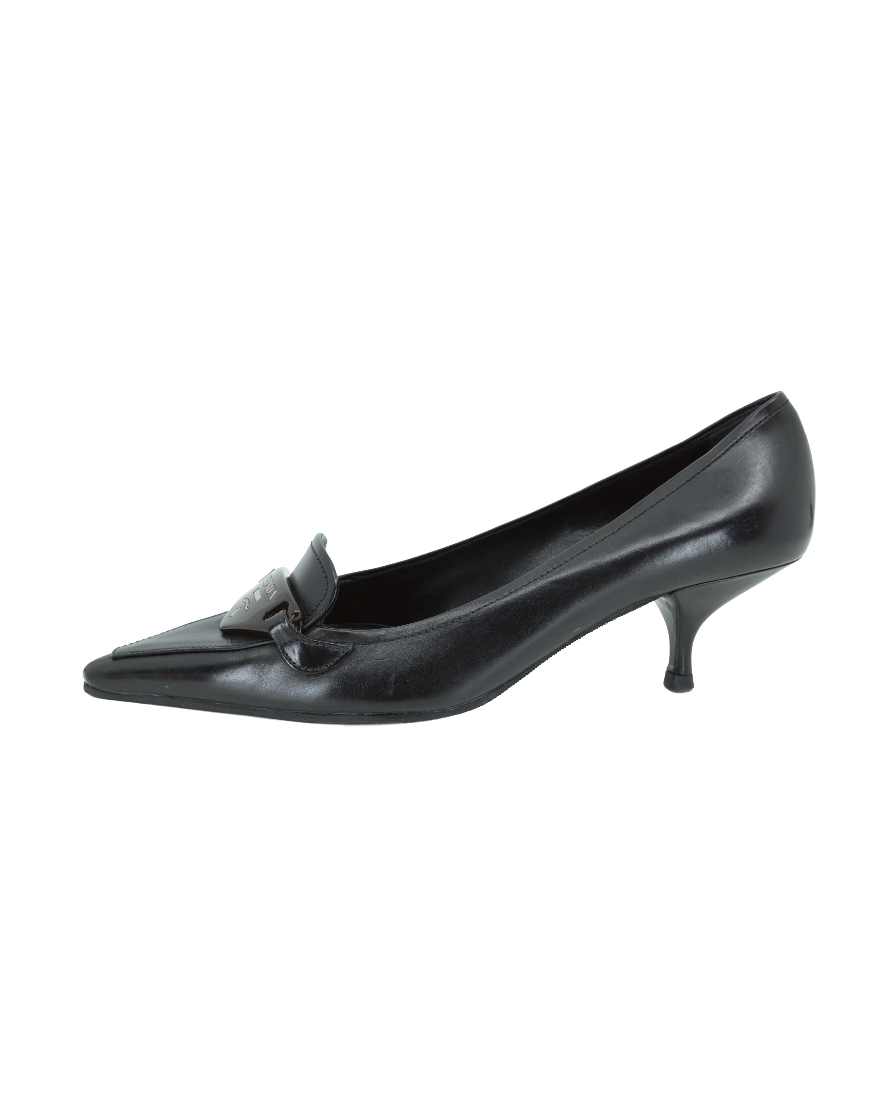 PRADA KITTEN HEELS (37)