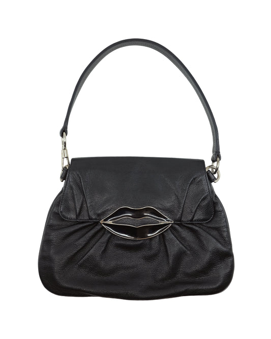 YVES SAINT LAURENT DALI LIPS SHOULDER BAG
