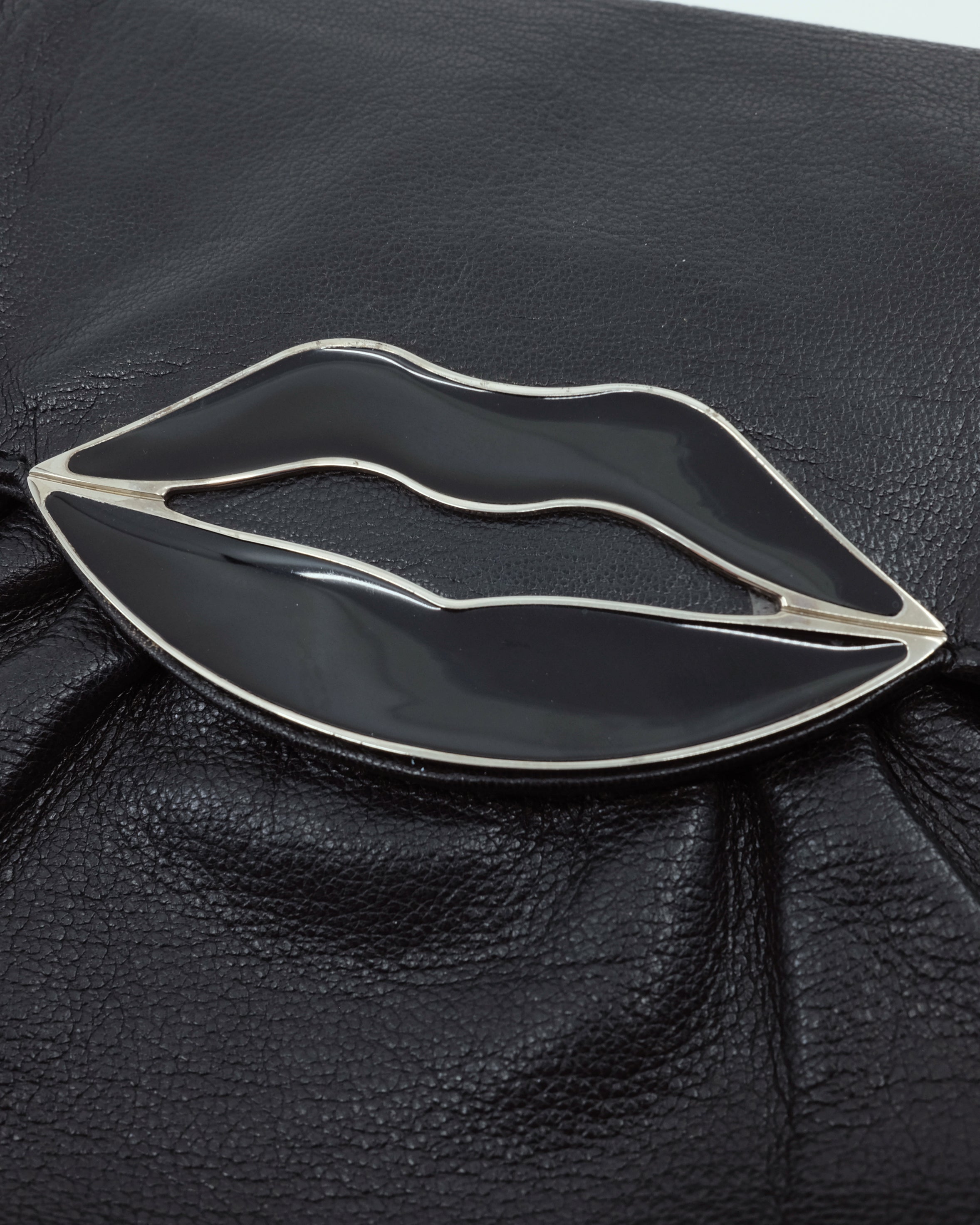 YVES SAINT LAURENT DALI LIPS SHOULDER BAG