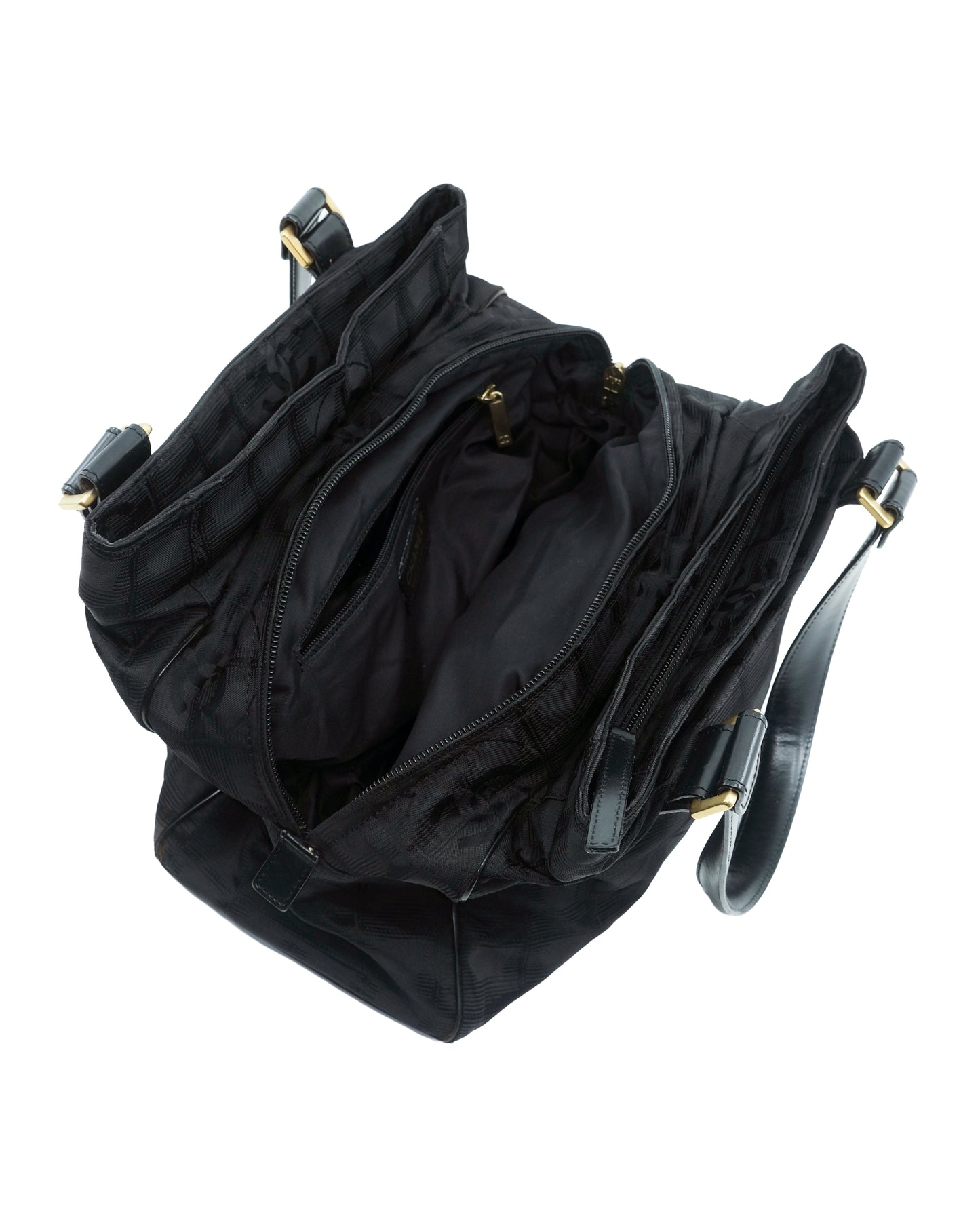 CHANEL TRAVEL LINE NYLON BAG