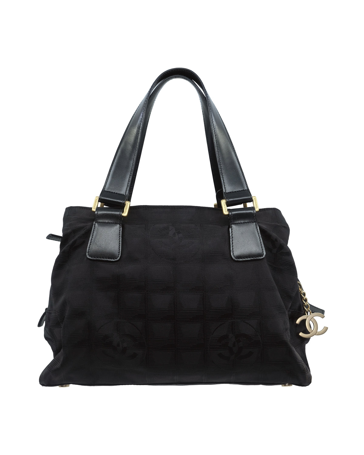 CHANEL TRAVEL LINE NYLON BAG