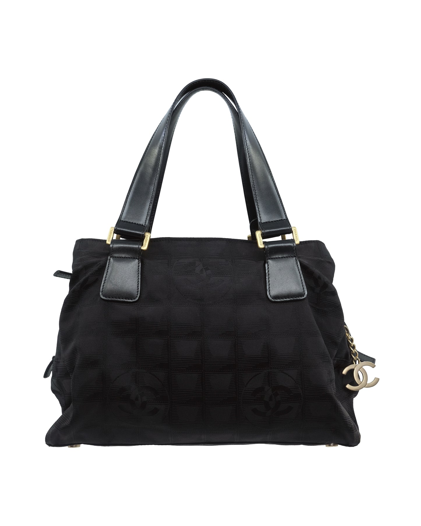 CHANEL TRAVEL LINE NYLON BAG