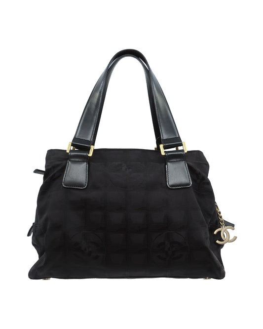 CHANEL TRAVEL LINE NYLON BAG
