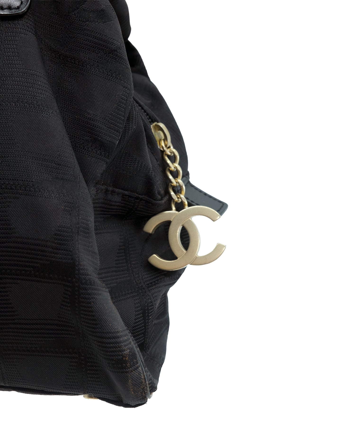 CHANEL TRAVEL LINE NYLON BAG