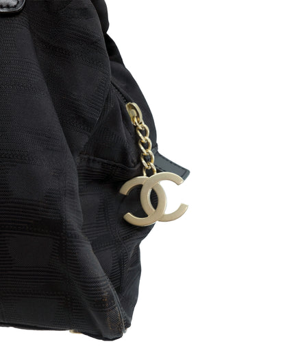 CHANEL TRAVEL LINE NYLON BAG