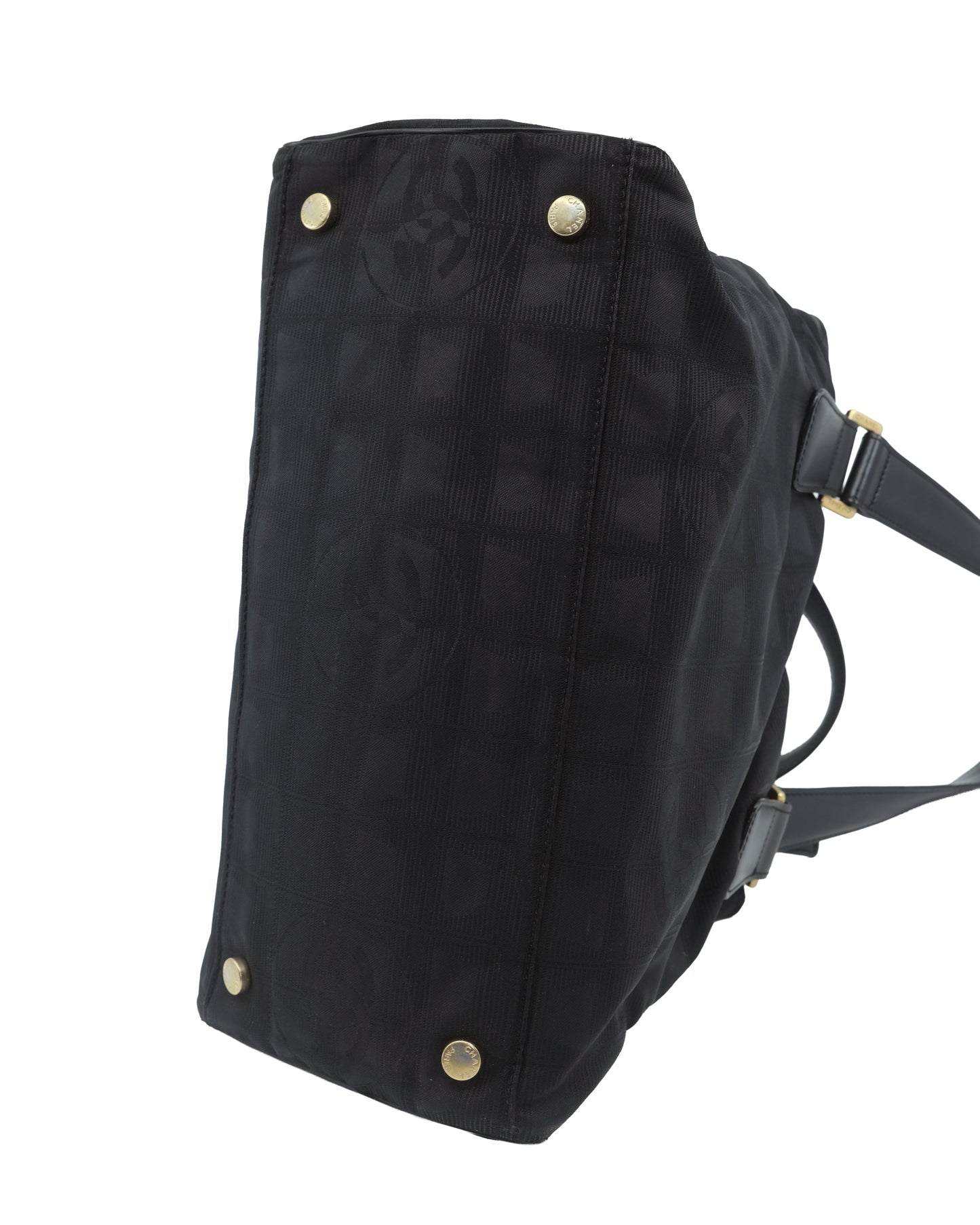 CHANEL TRAVEL LINE NYLON BAG