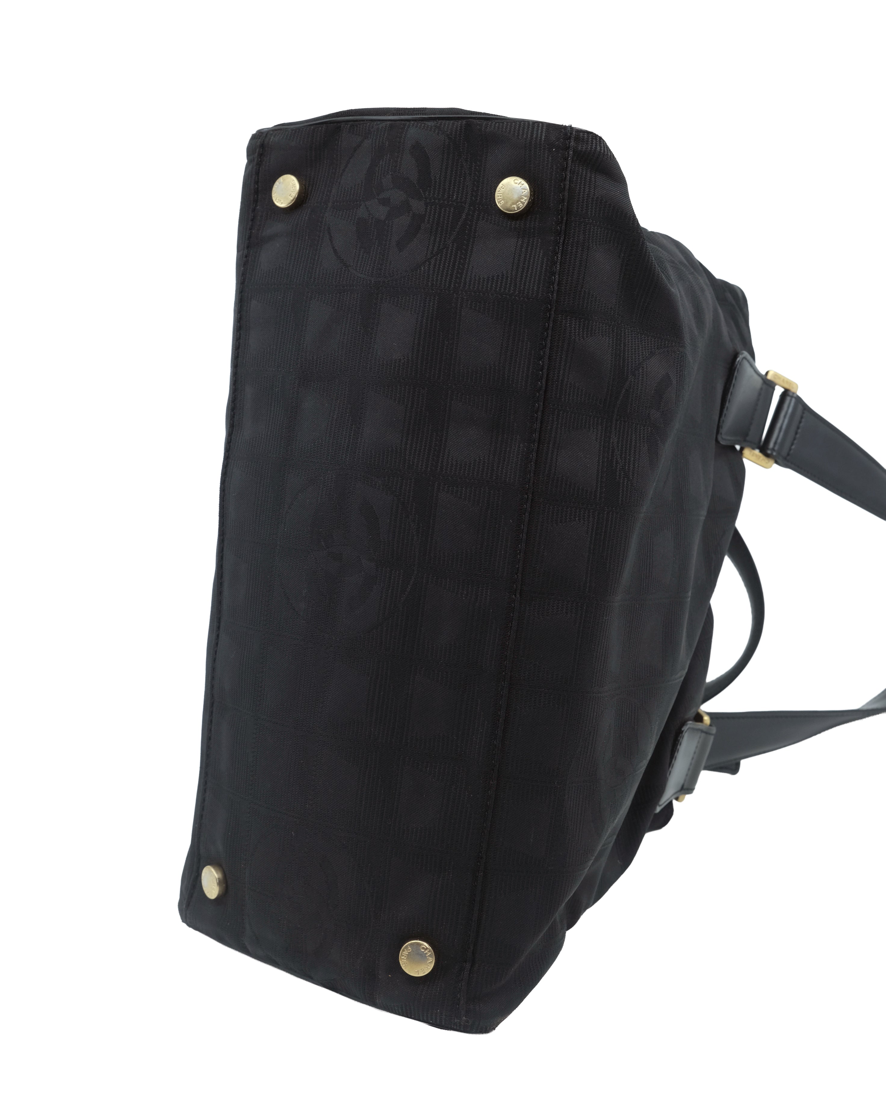 CHANEL TRAVEL LINE NYLON BAG