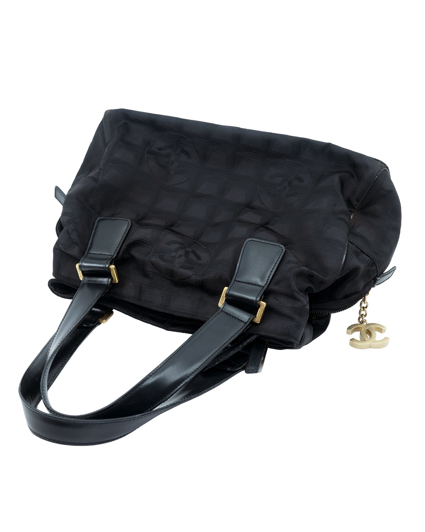 CHANEL TRAVEL LINE NYLON BAG