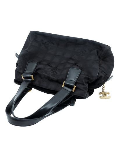 CHANEL TRAVEL LINE NYLON BAG