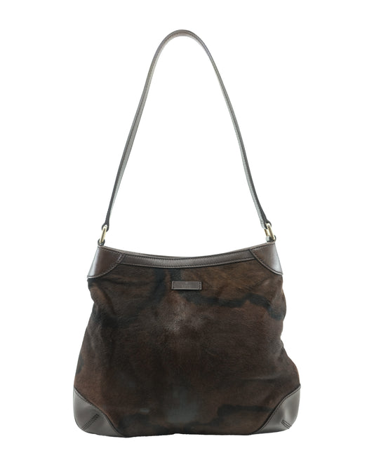 GUCCI PONYHAIR HOBO BAG
