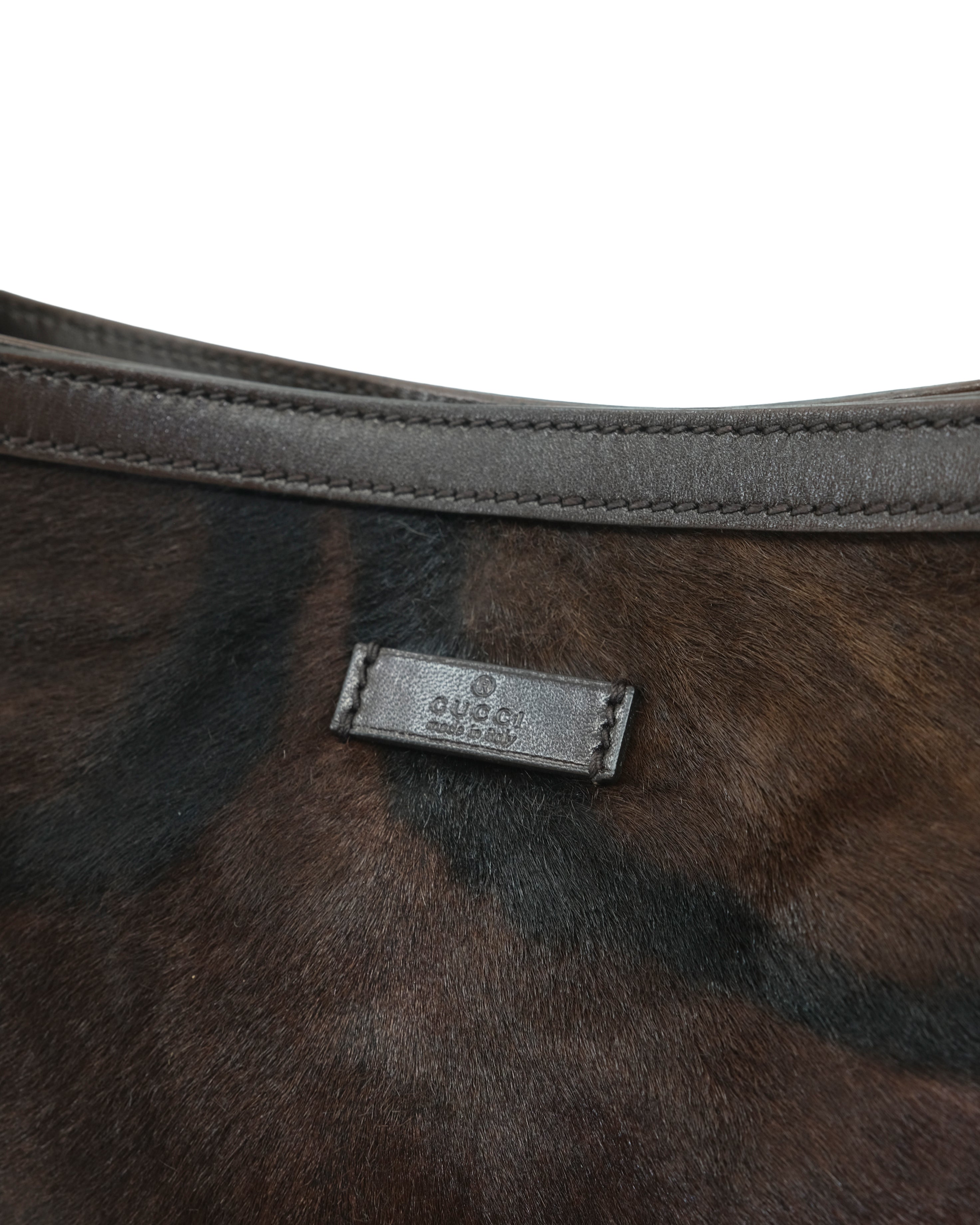 GUCCI PONYHAIR HOBO BAG