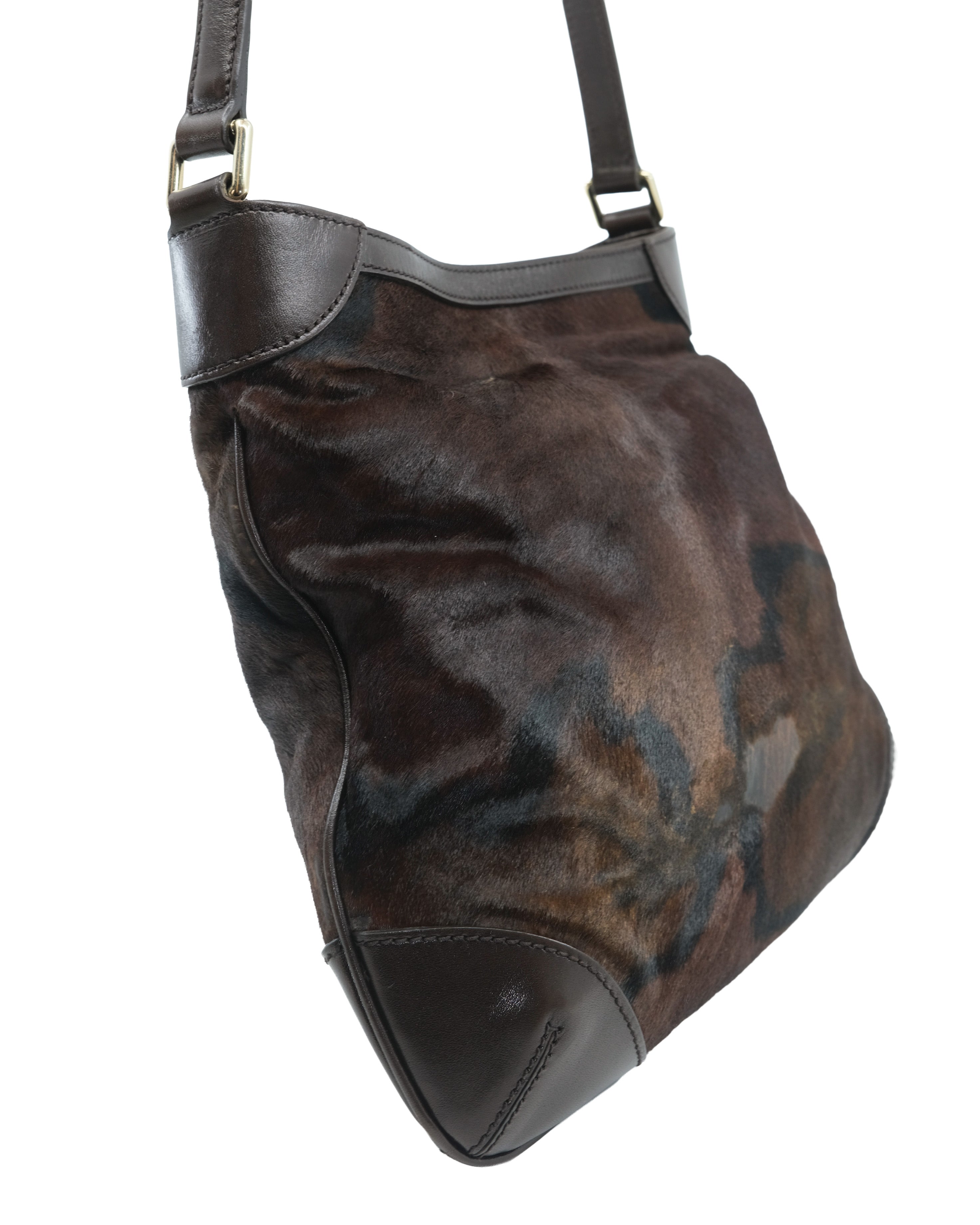 GUCCI PONYHAIR HOBO BAG