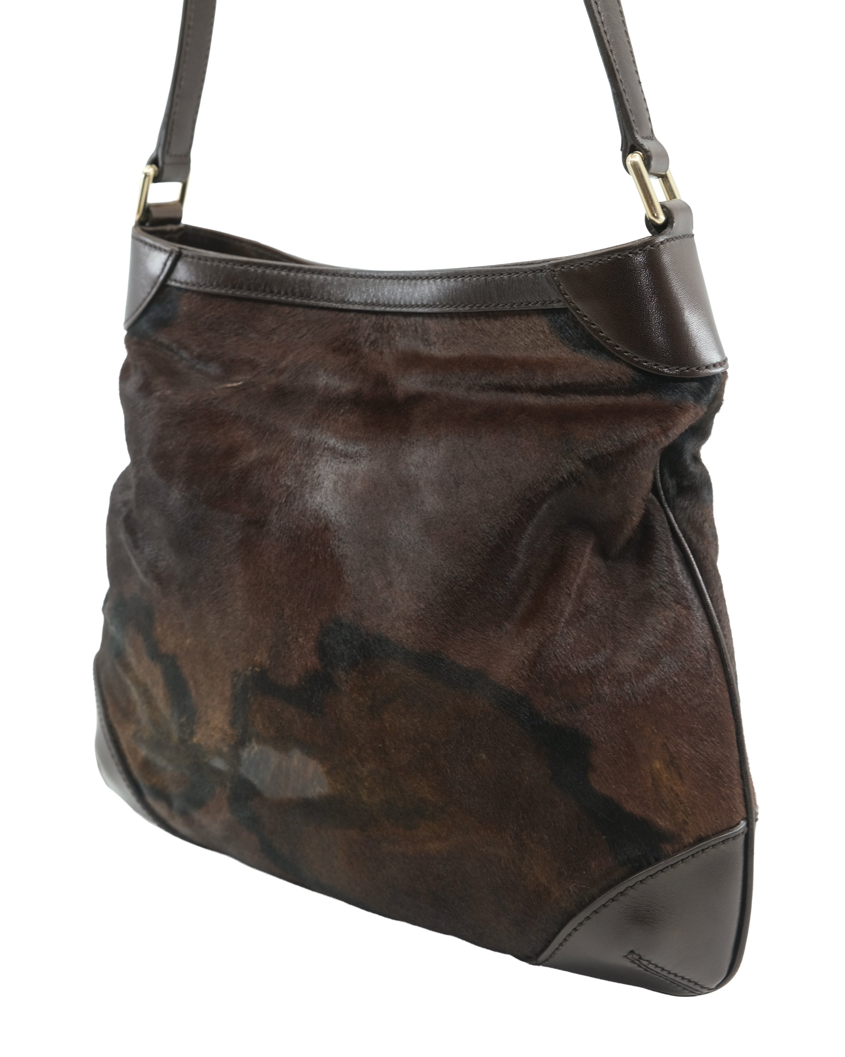 GUCCI PONYHAIR HOBO BAG