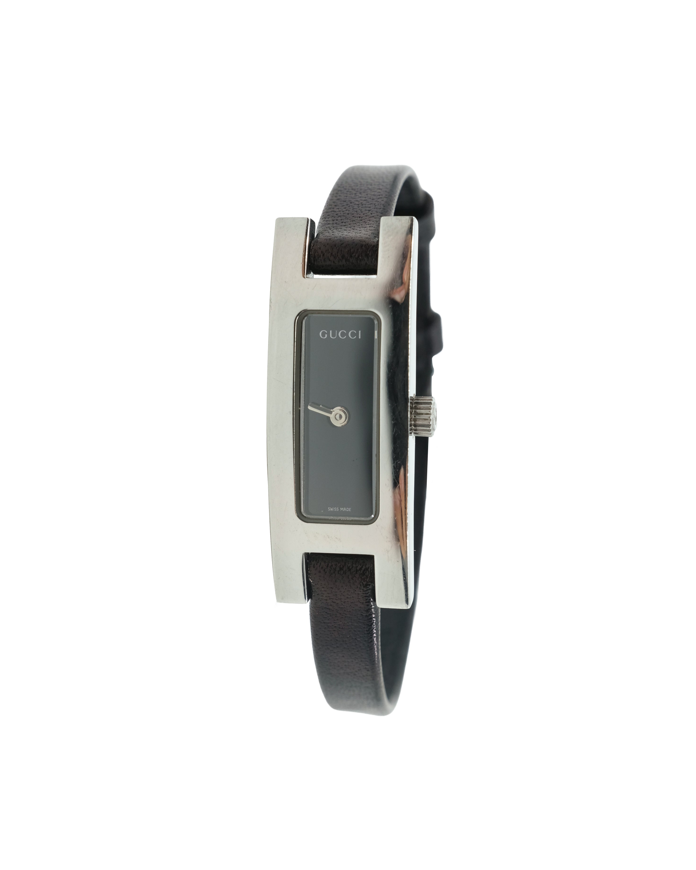 GUCCI LEATHER WATCH 3900L