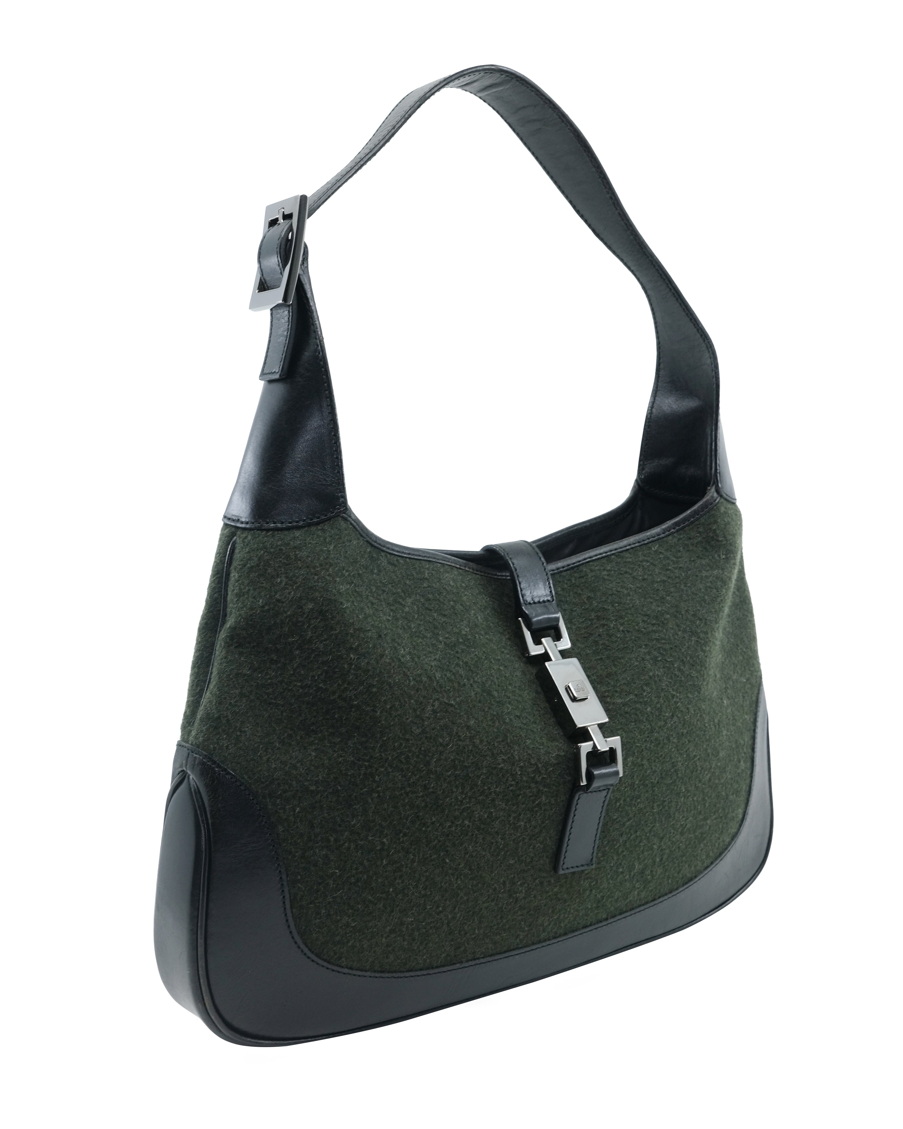 GUCCI JACKIE WOOL BAG