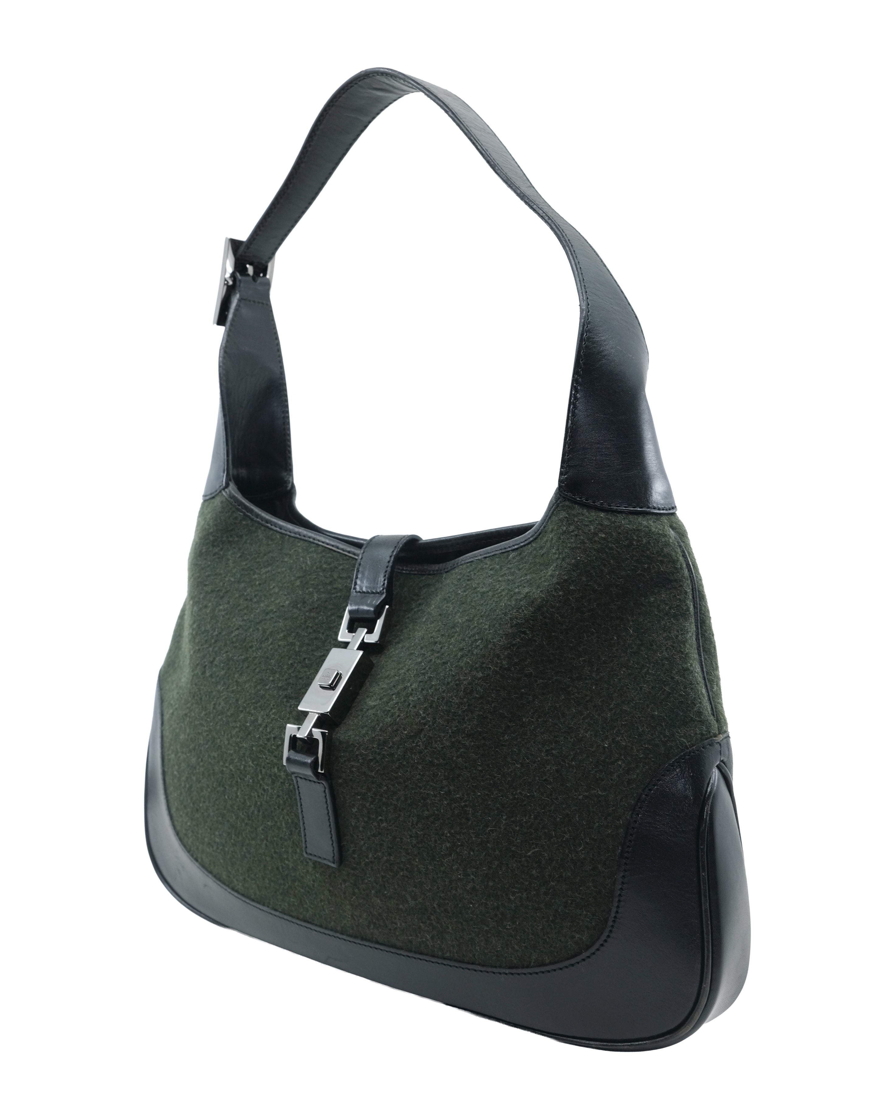 GUCCI JACKIE WOOL BAG