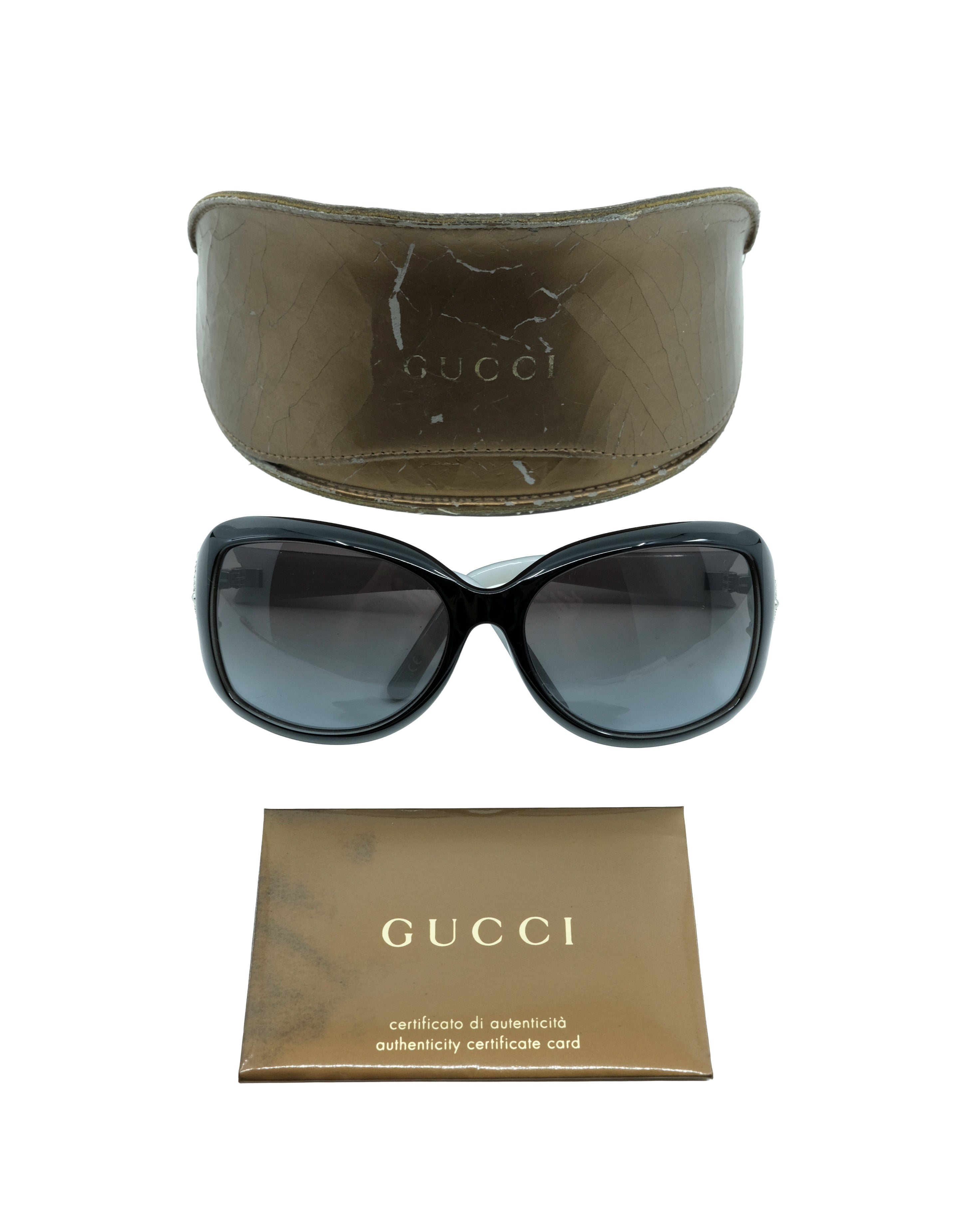 2010 GUCCI OVERSIZED SUNGLASSES