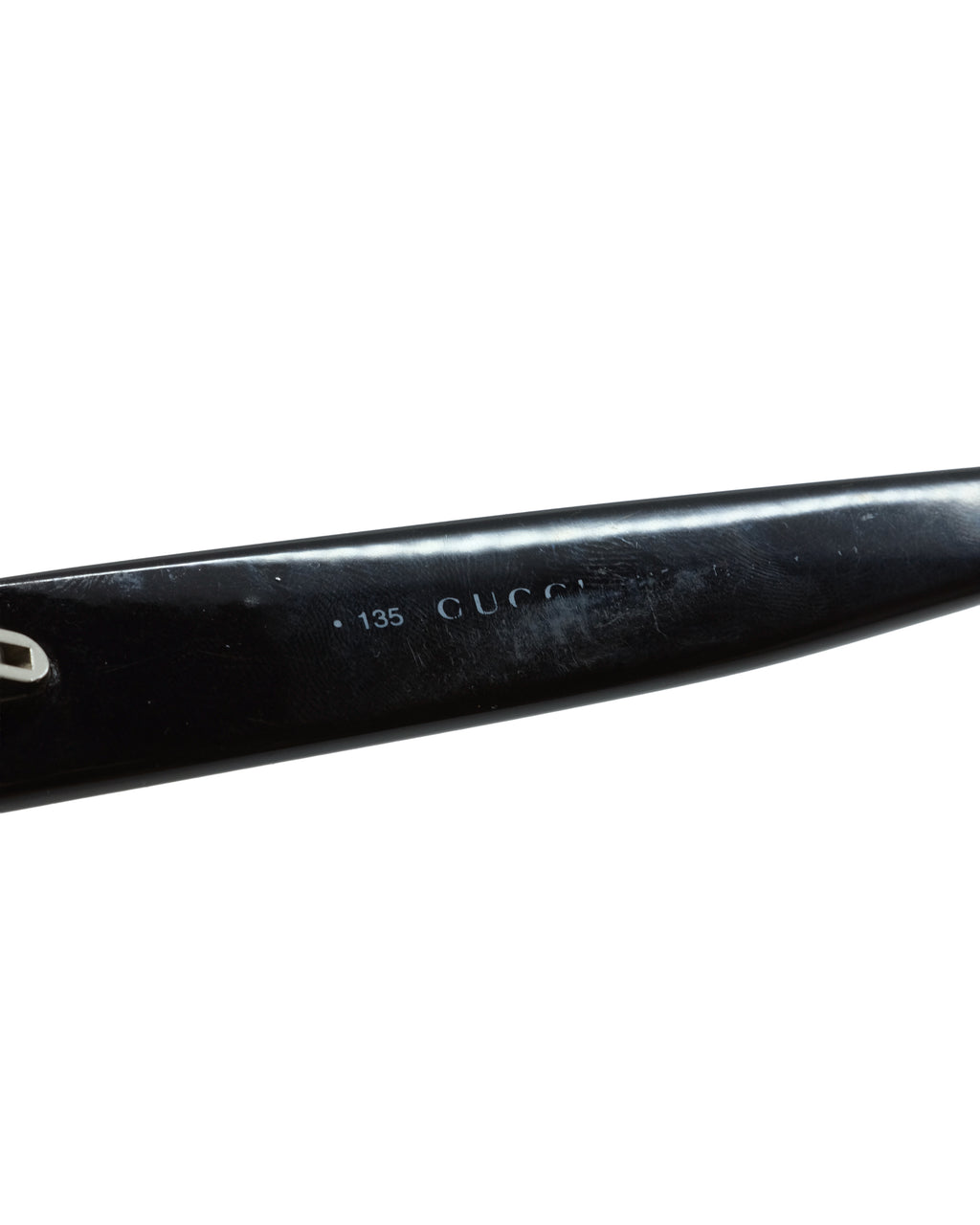 90'S GUCCI OVAL SUNGLASSES BLACK