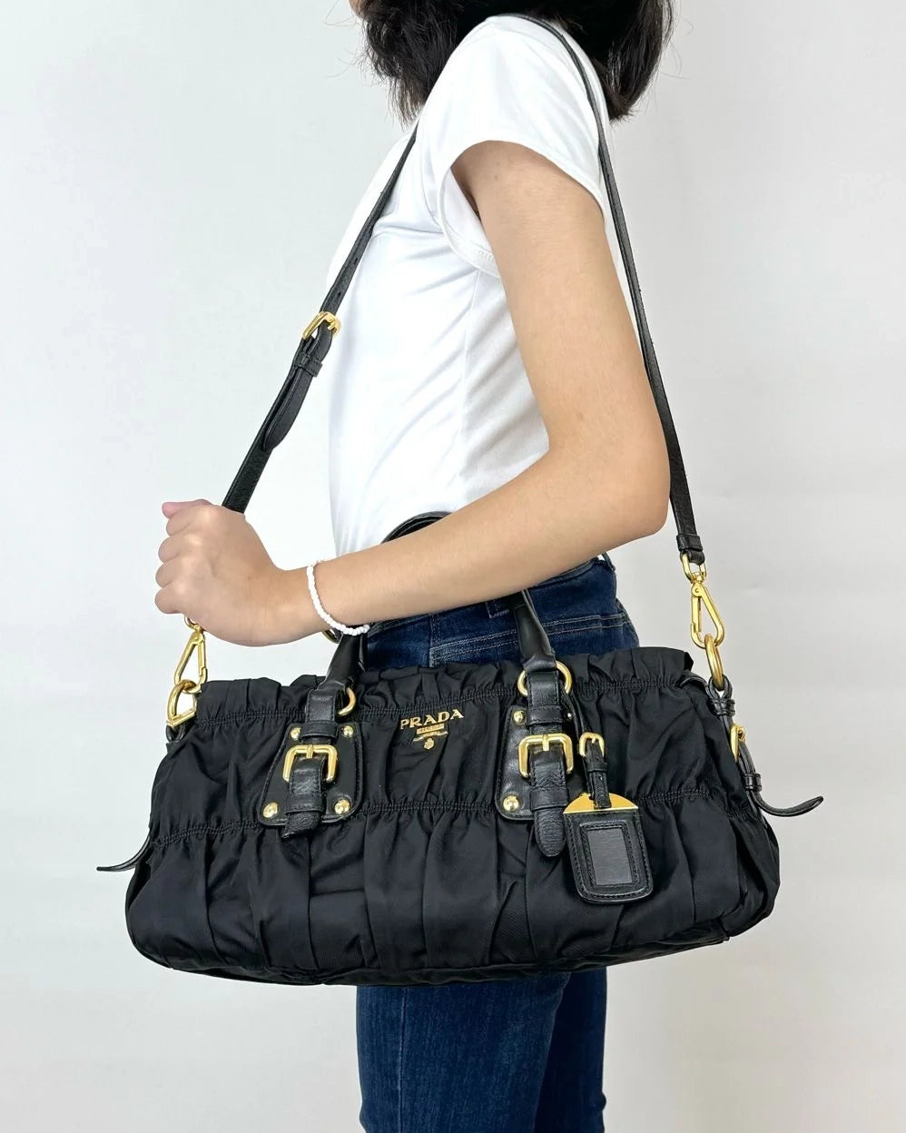 PRADA TESSUTO NYLON GAUFFRE BAG