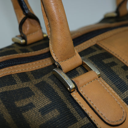 Fendi zucca vintage boston bag