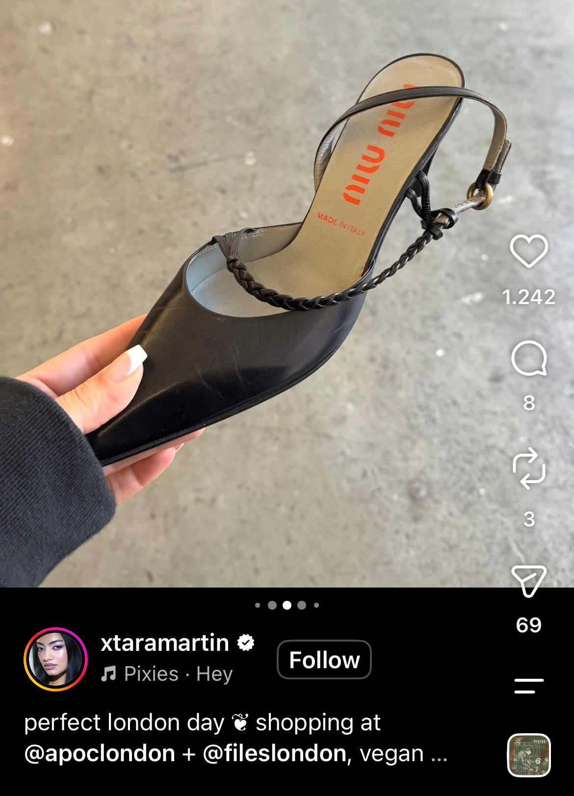 MIU MIU VINTAGE SLINGBACKS 37