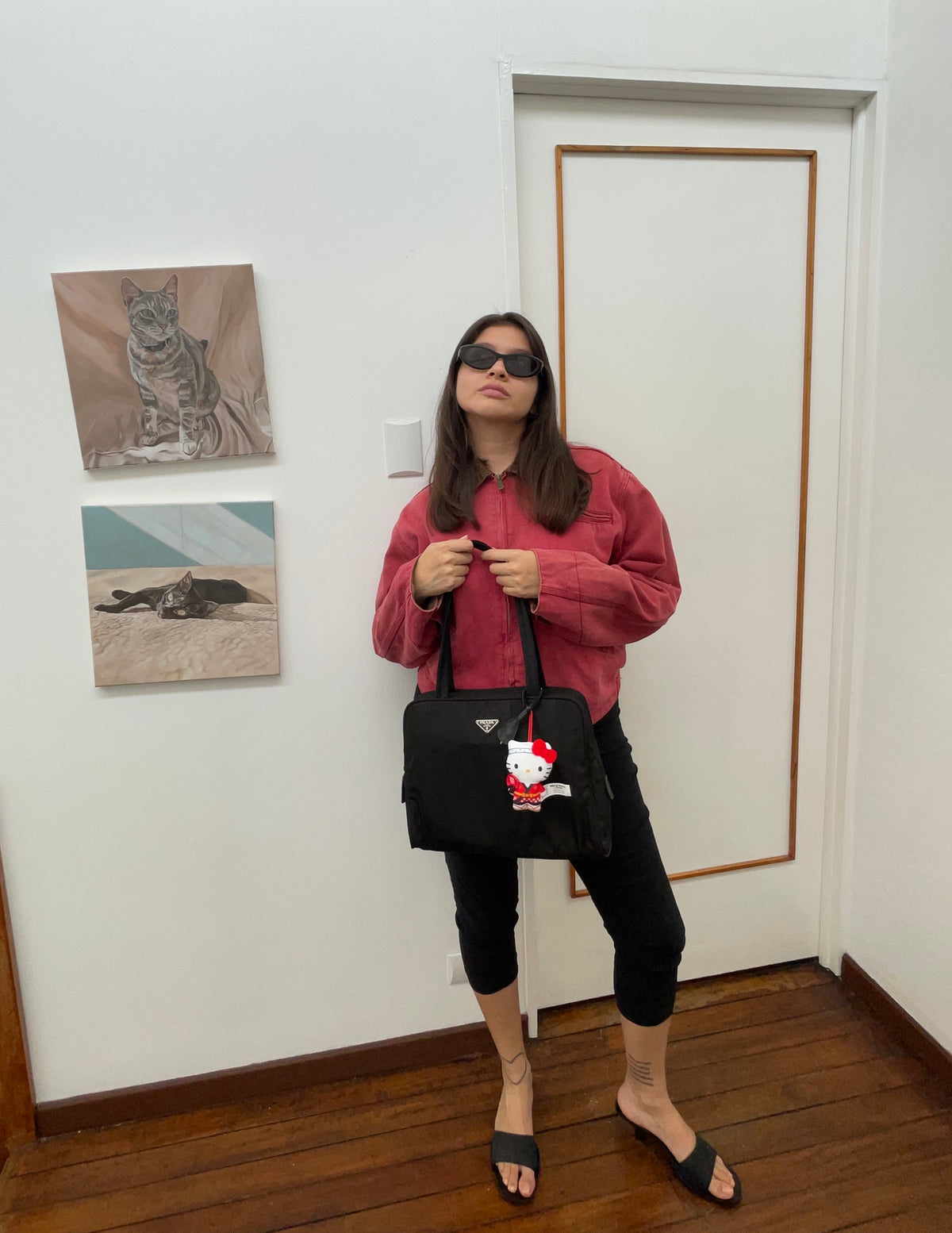 PRADA NYLON SHOULDER BAG