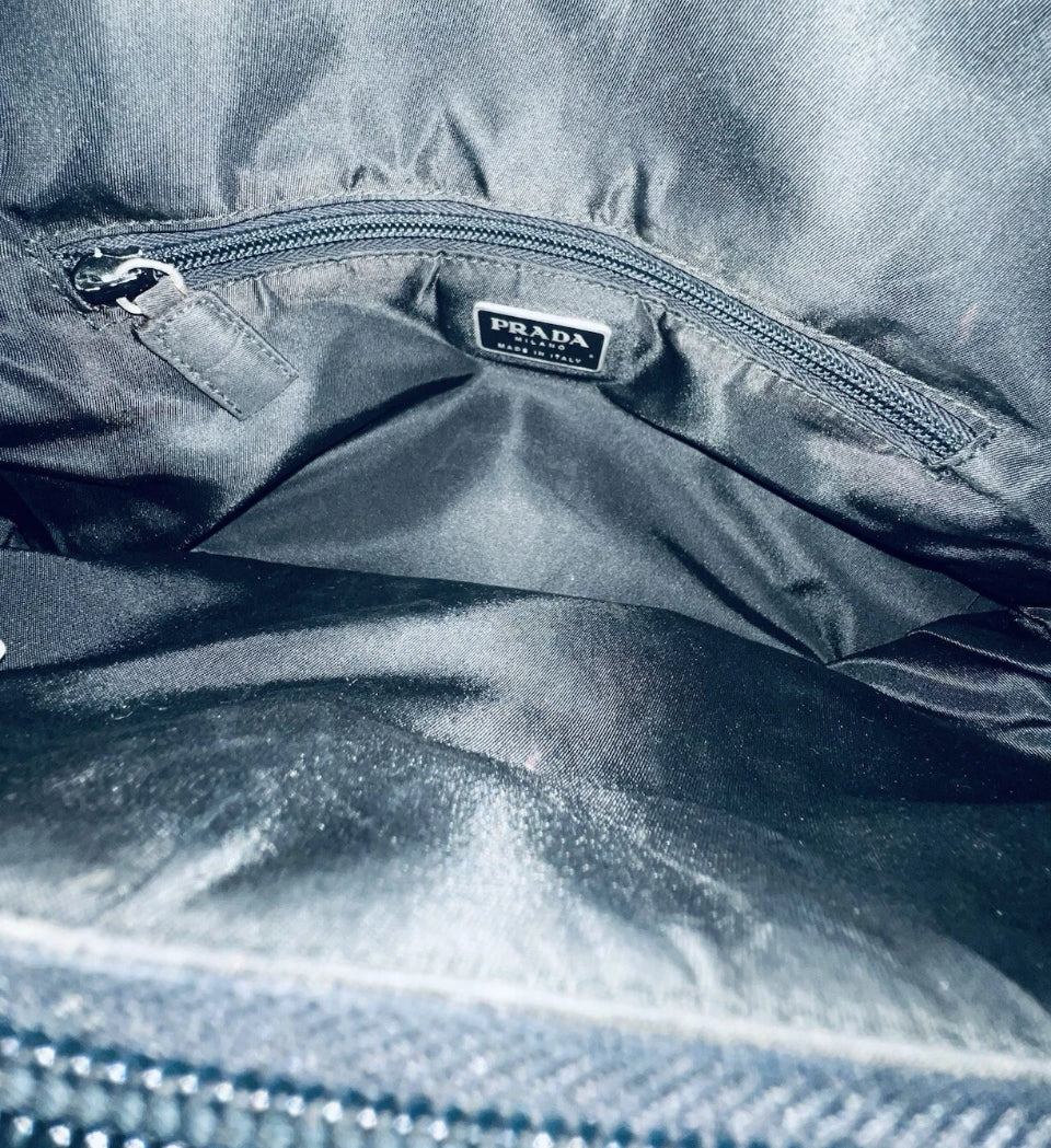 PRADA NYLON ACRYLIC HANDLE BAG