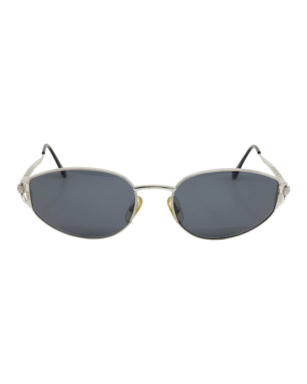 GUCCI SILVER METAL FRAME SUNGLASSES
