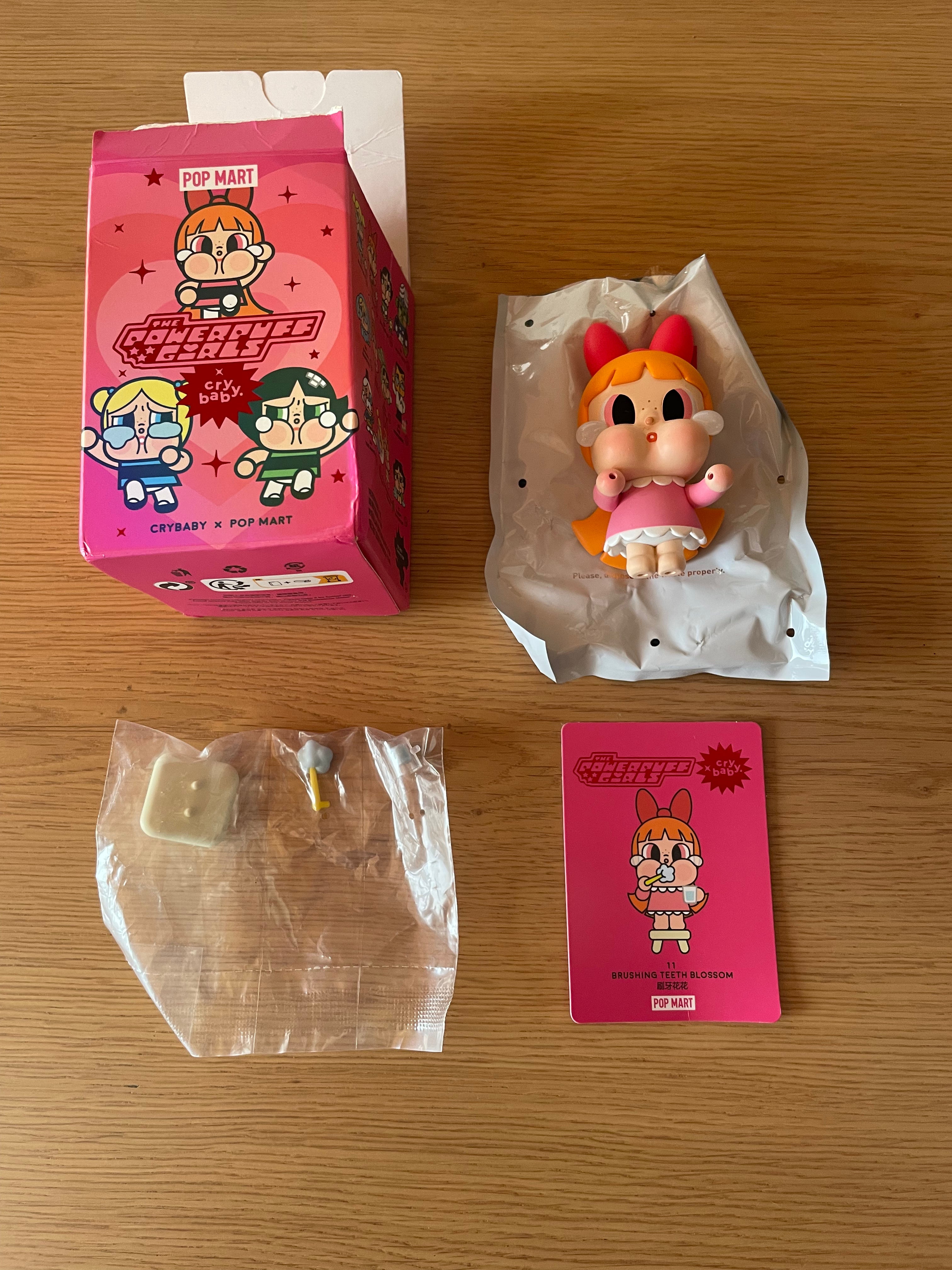 POPMART CRYBABY POWERPUFF GIRLS BLOSSOM