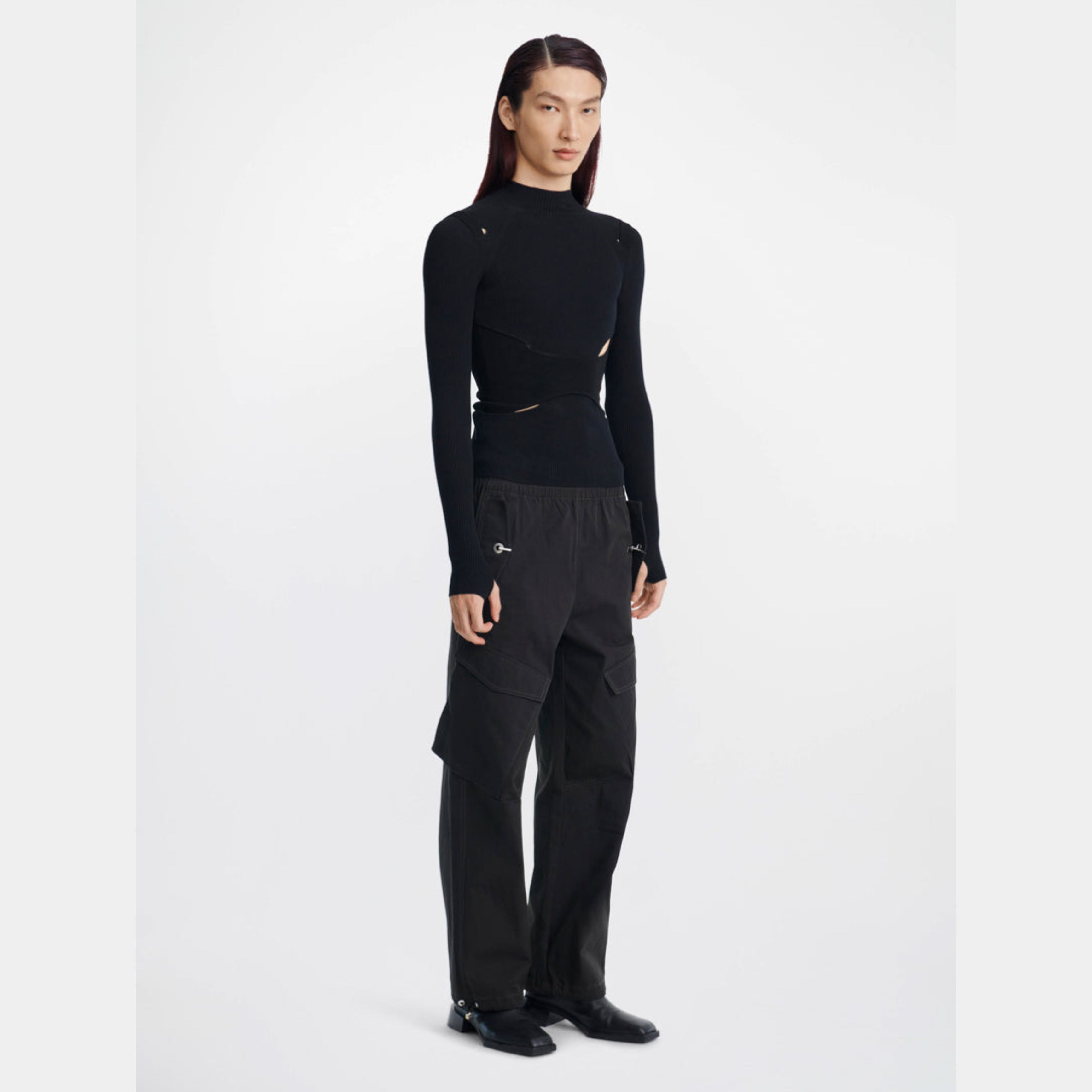 DION LEE INTERLINK SKIVVY (WHITE) S