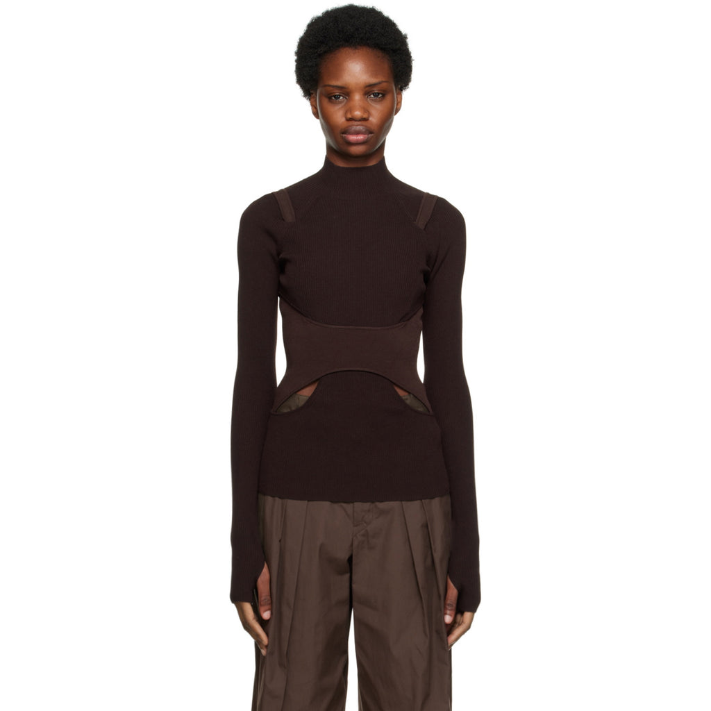 DION LEE INTERLINK SKIVVY (WHITE) S