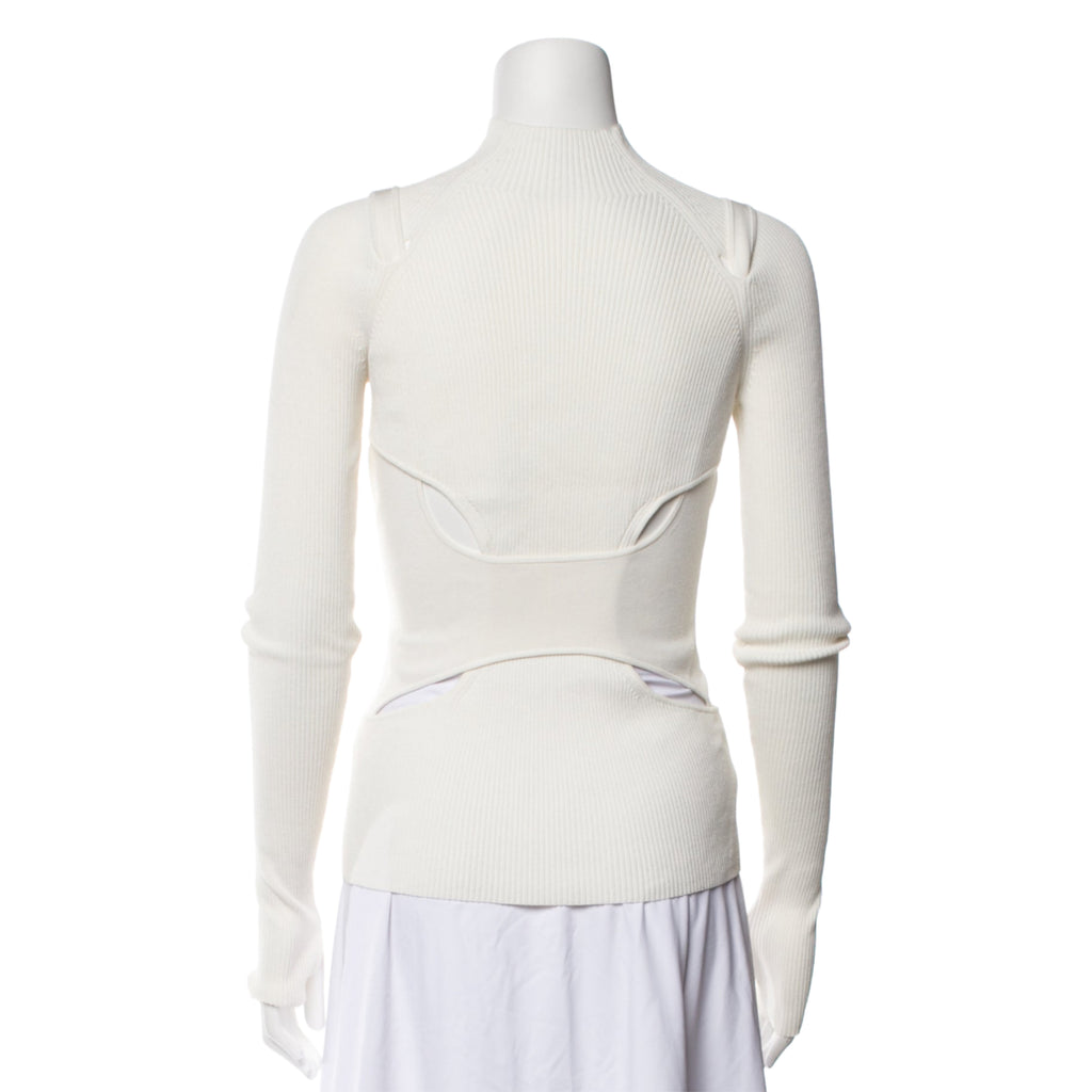 DION LEE INTERLINK SKIVVY (WHITE) S