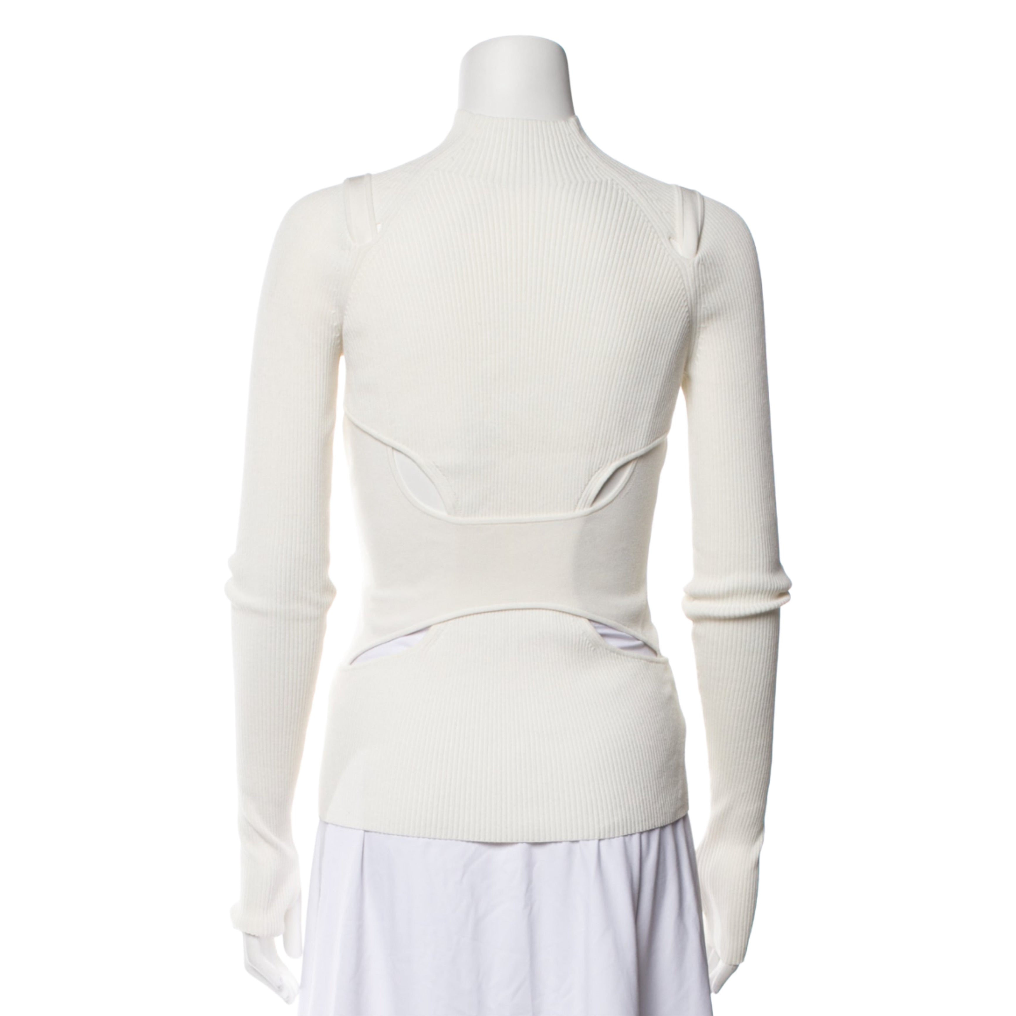 DION LEE INTERLINK SKIVVY (WHITE) S