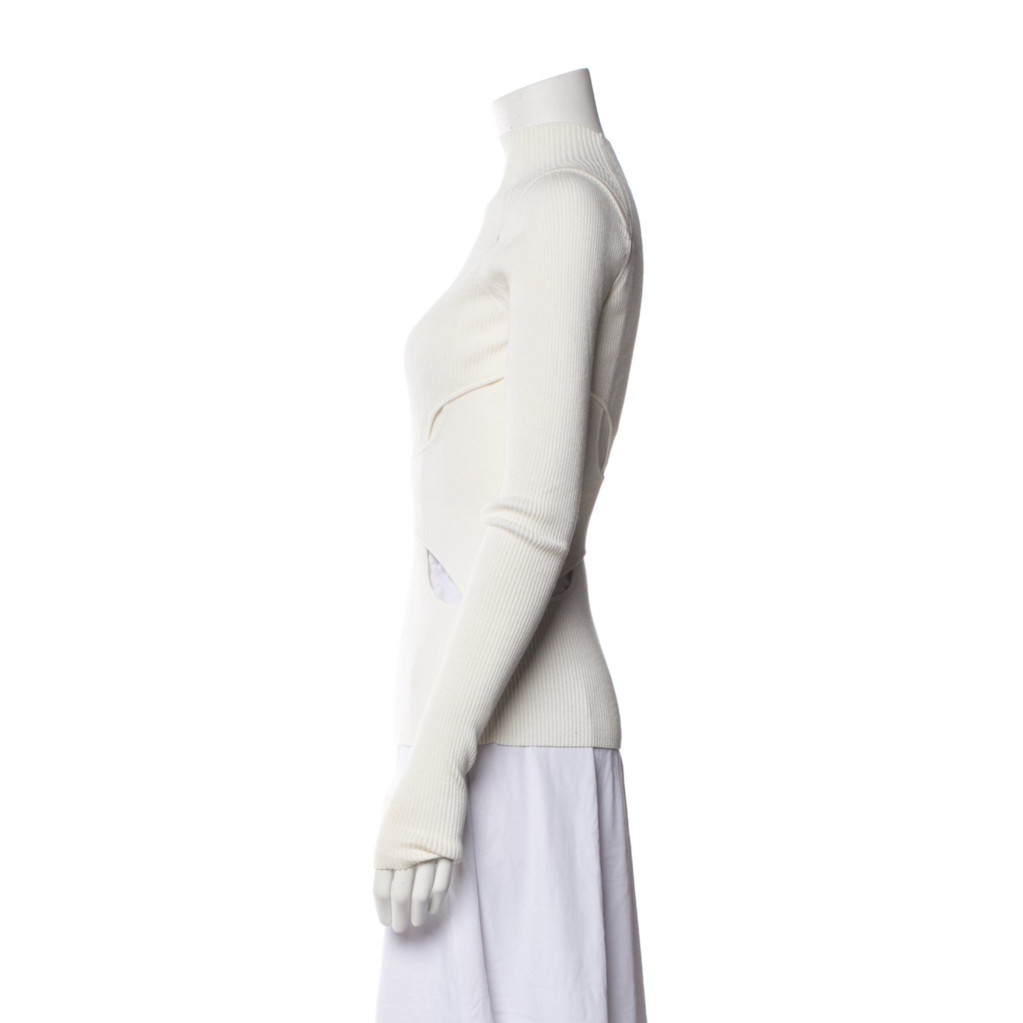 DION LEE INTERLINK SKIVVY (WHITE) S