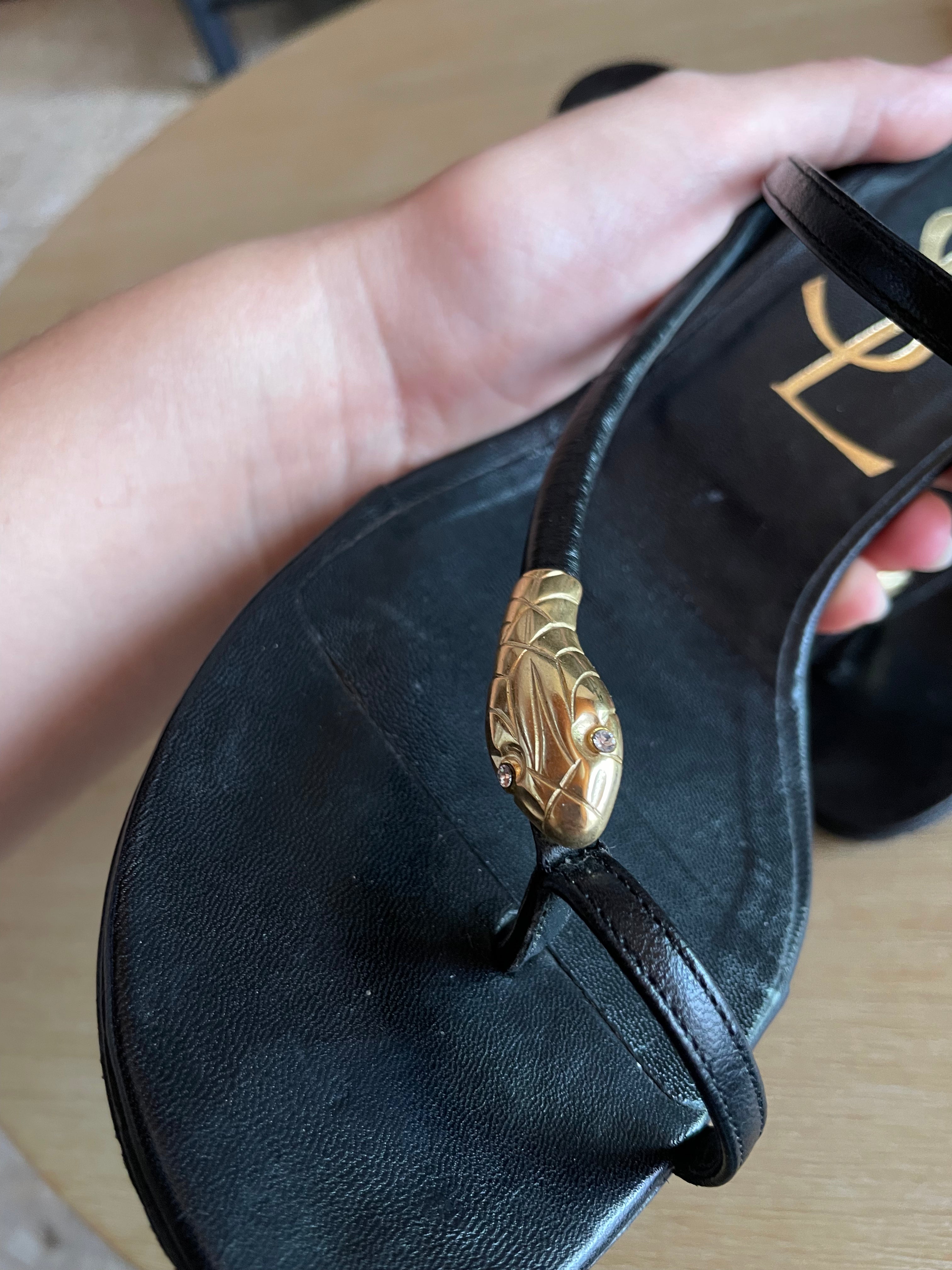 YSL serpent heels (38)