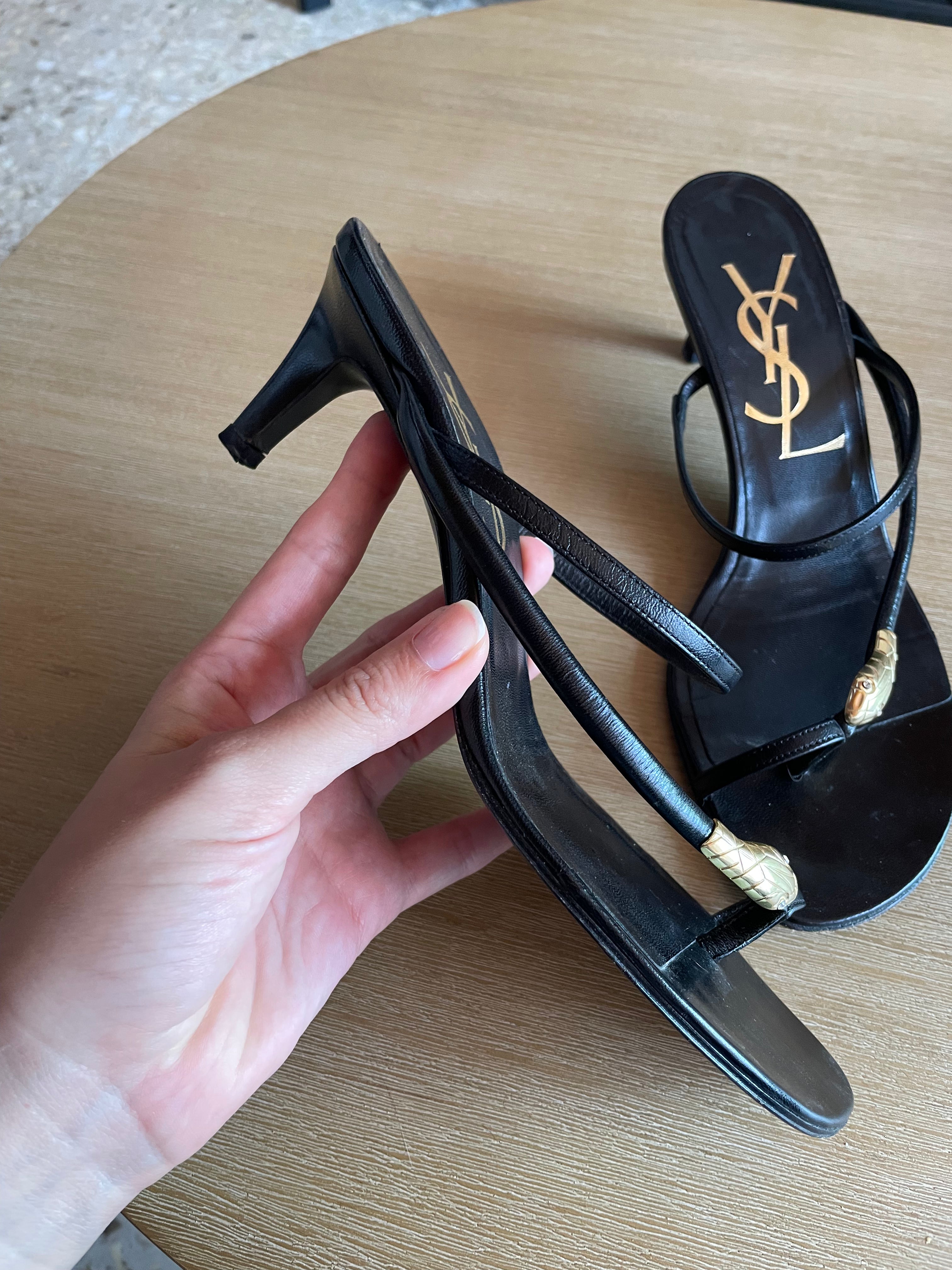 YSL serpent heels (38)