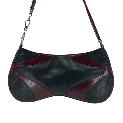 90's Prada leather shoulder bag