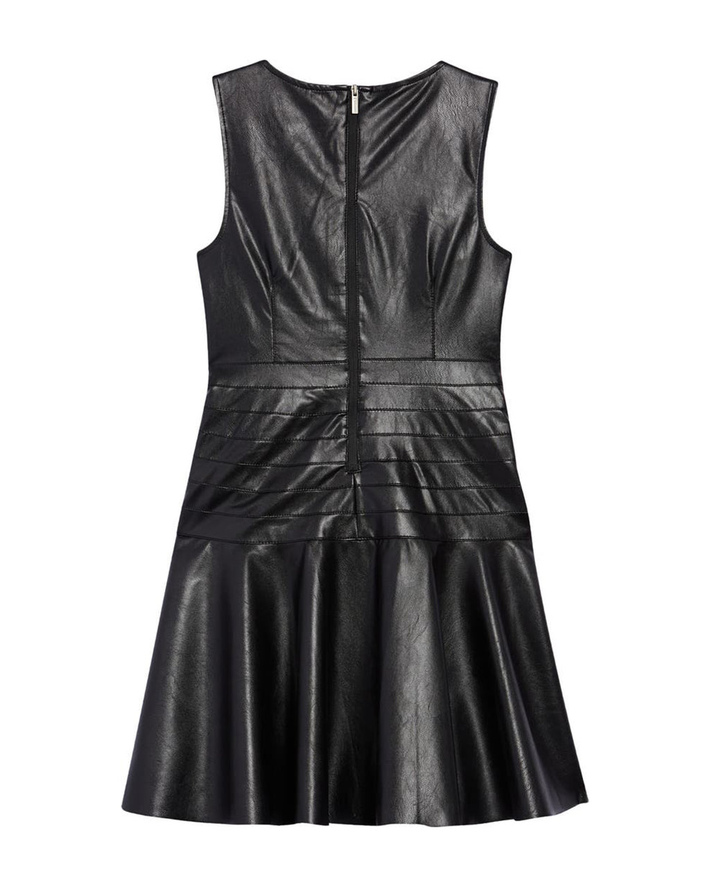 FAUX LEATHER DRESS (S)