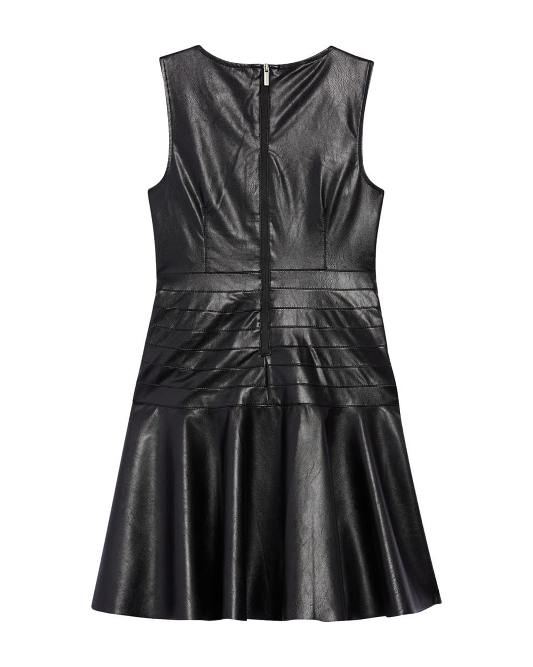 FAUX LEATHER DRESS (S)