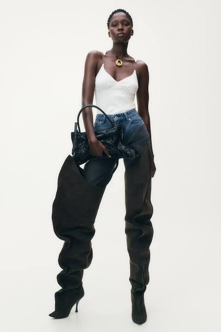 H&M X GLEN MARTENS LIMITED EDITION TANK TOP WHITE (S)