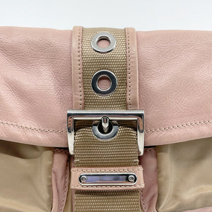 Prada nylon & leather shoulder bag