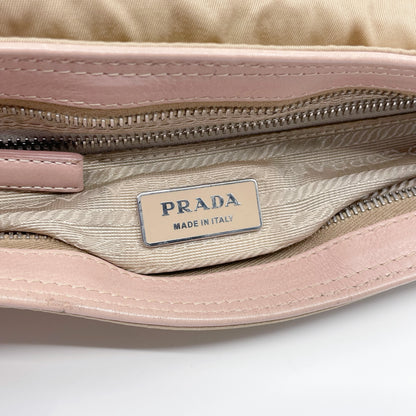 Prada nylon & leather shoulder bag