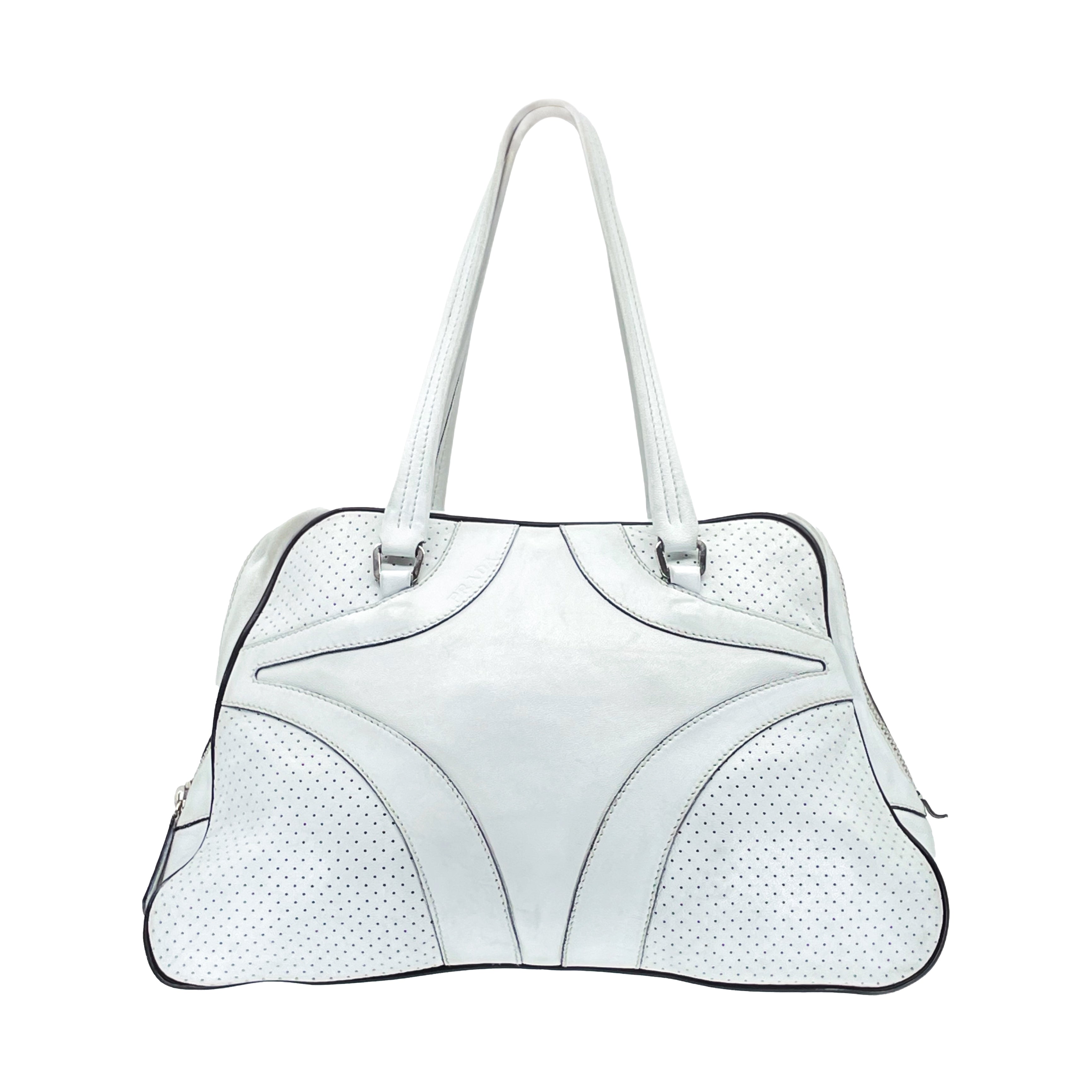 Prada vitello drive bowling bag