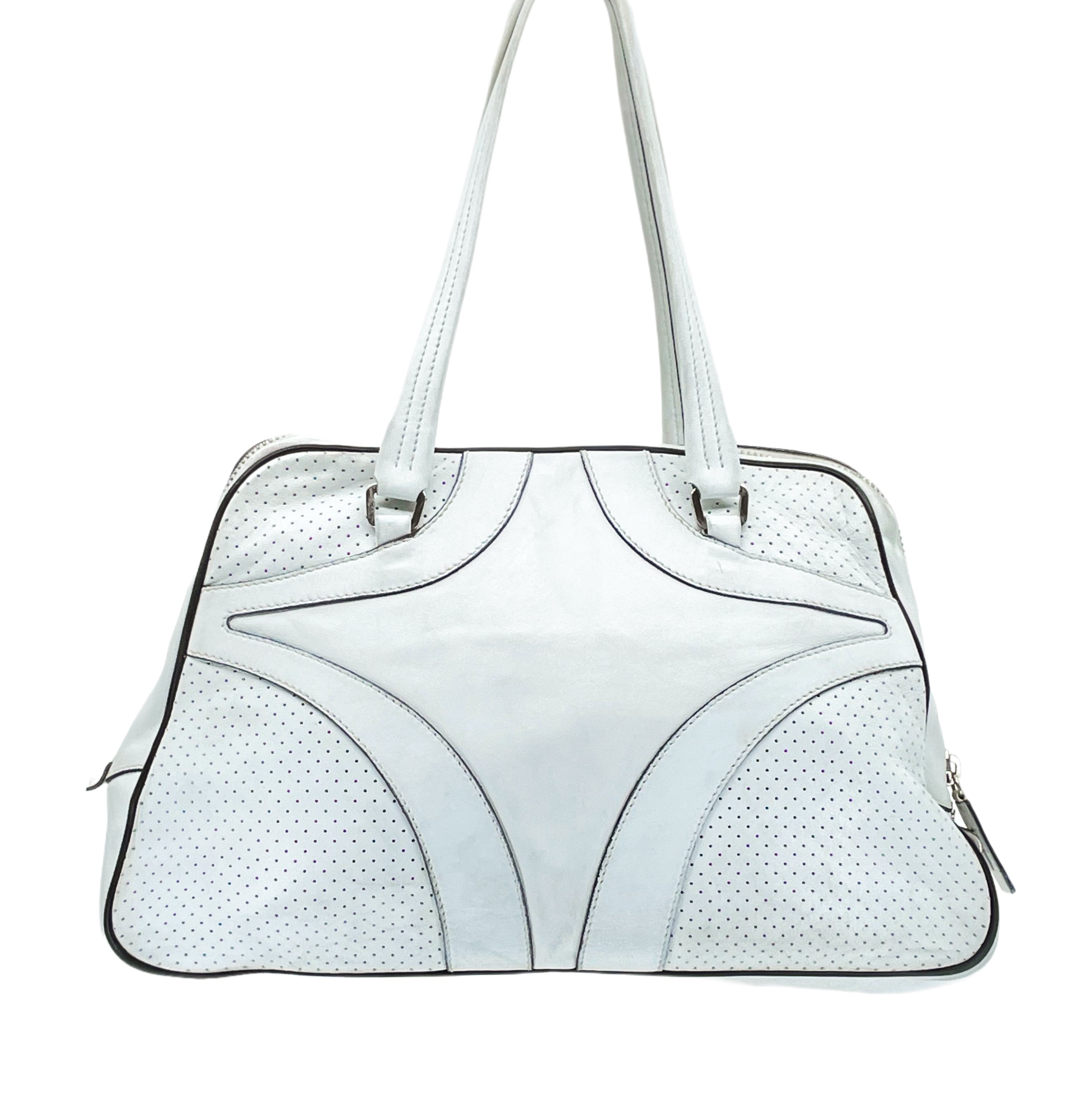 Prada vitello drive bowling bag