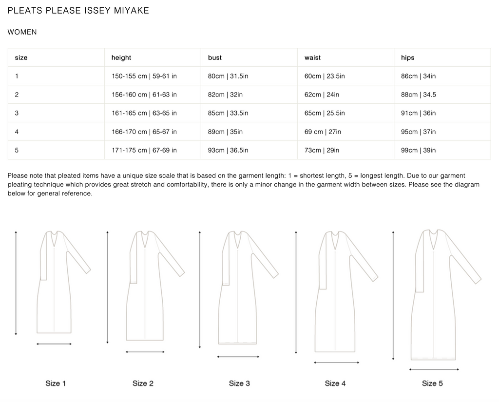 Issey Miyake pleats please