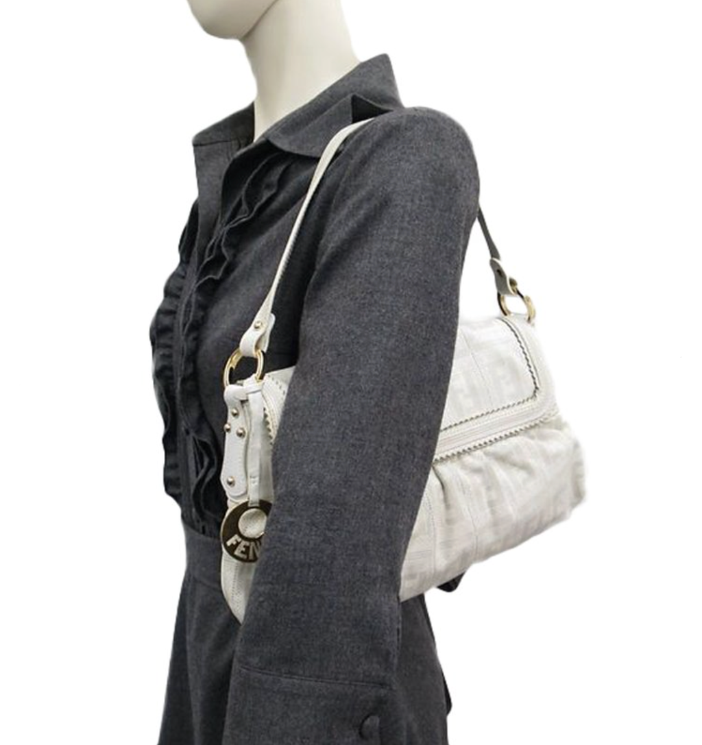 FENDI ZUCCA CHEF SHOULDER BAG